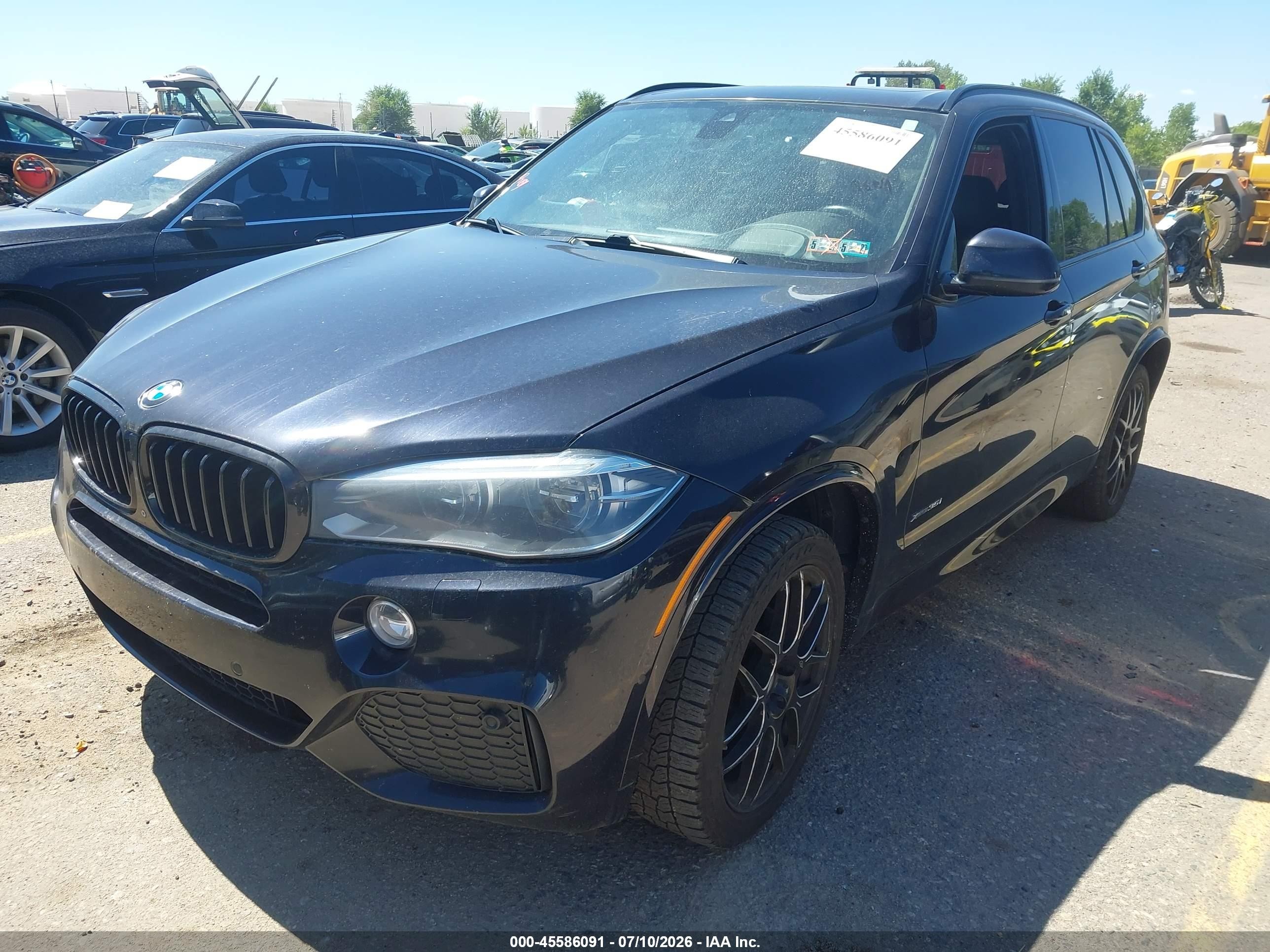 2015 Bmw X5 Xdrive35i Black vin: 5UXKR0C58F0P15525