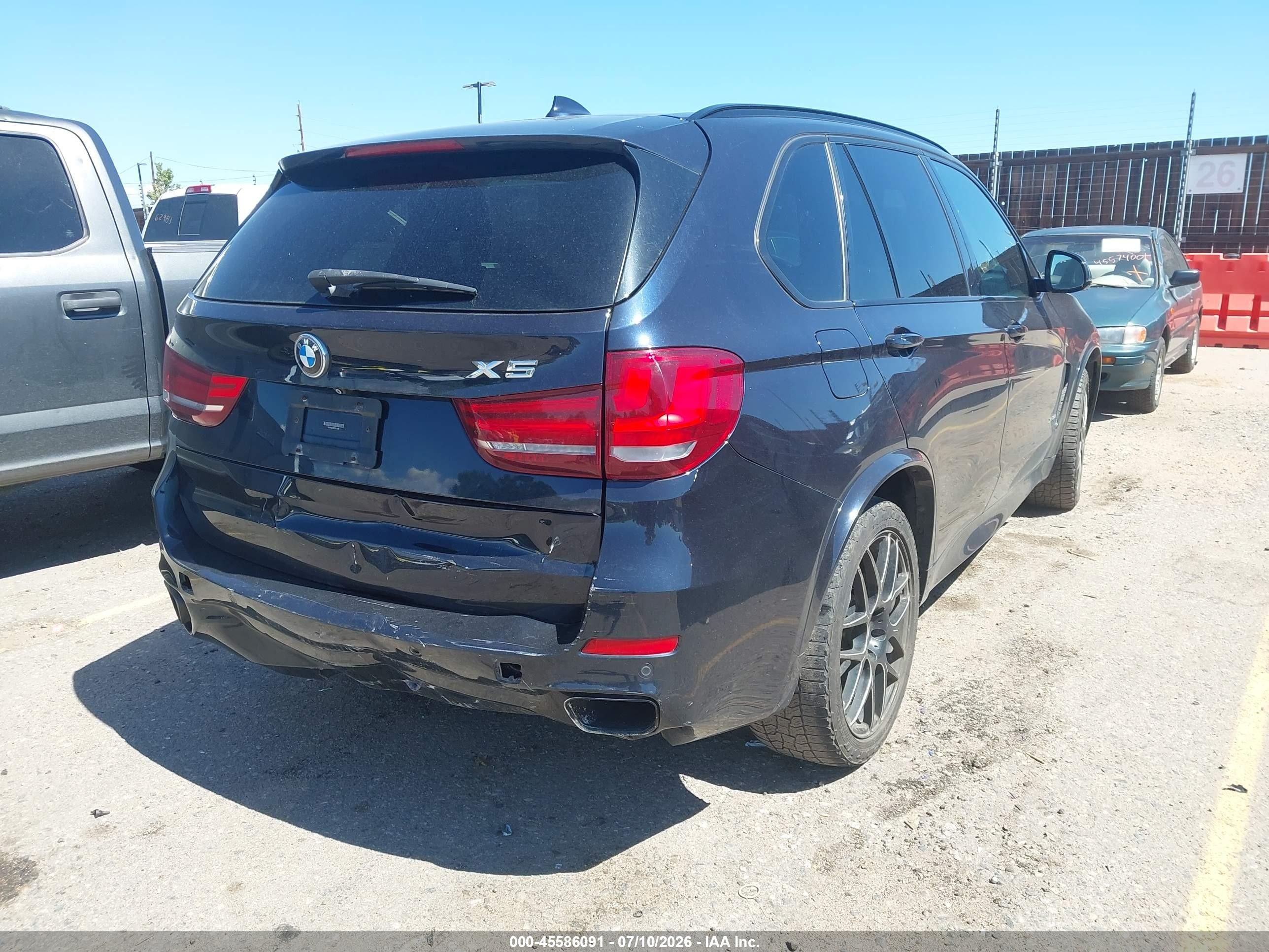 2015 Bmw X5 Xdrive35i Black vin: 5UXKR0C58F0P15525