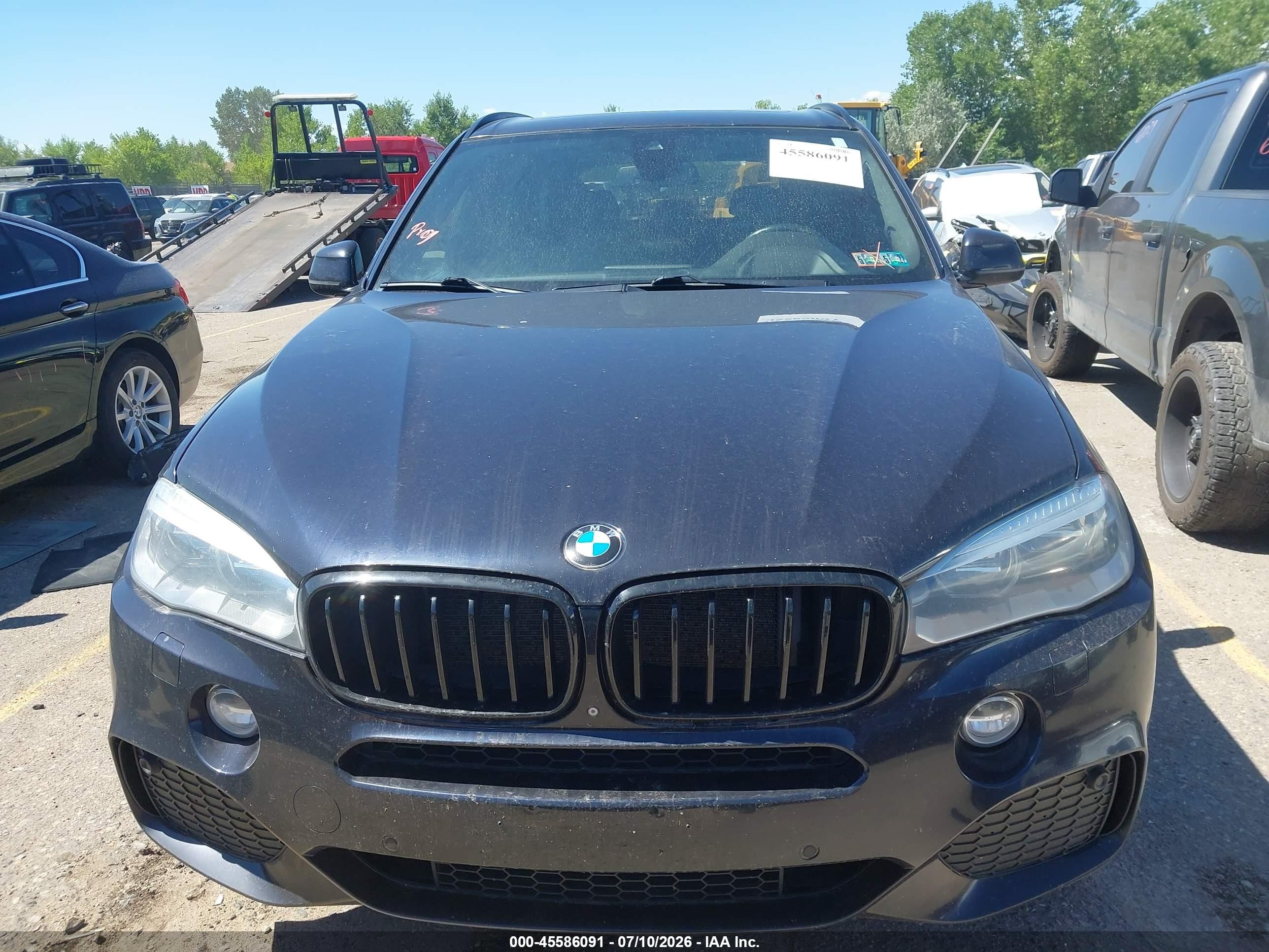 2015 Bmw X5 Xdrive35i Black vin: 5UXKR0C58F0P15525