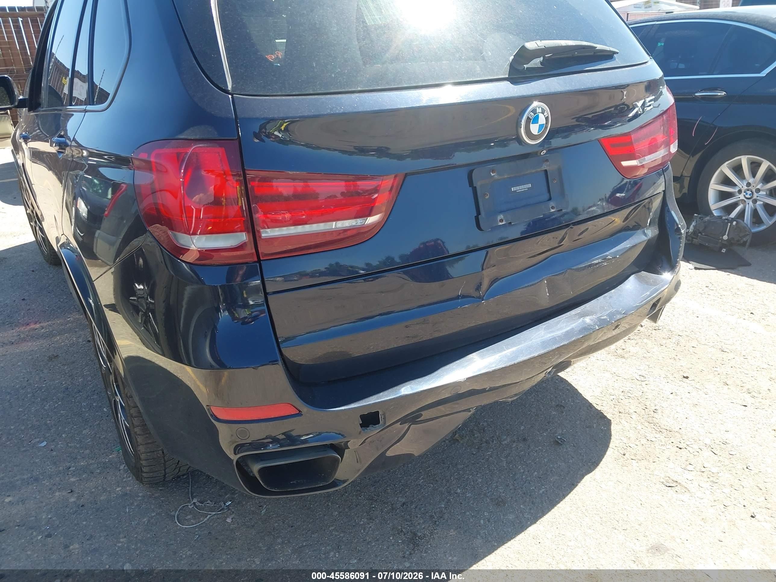 2015 Bmw X5 Xdrive35i Black vin: 5UXKR0C58F0P15525