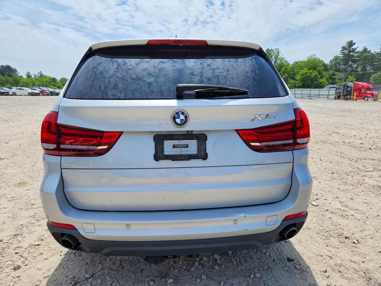 2015 Bmw X5 Xdrive35i Silver vin: 5UXKR0C58F0P18361