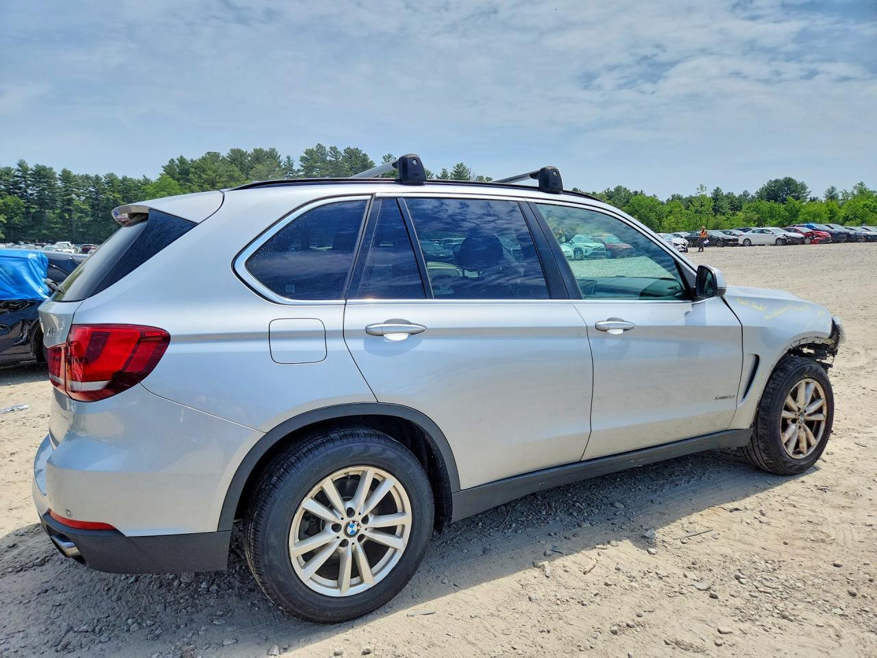 2015 Bmw X5 Xdrive35i Silver vin: 5UXKR0C58F0P18361