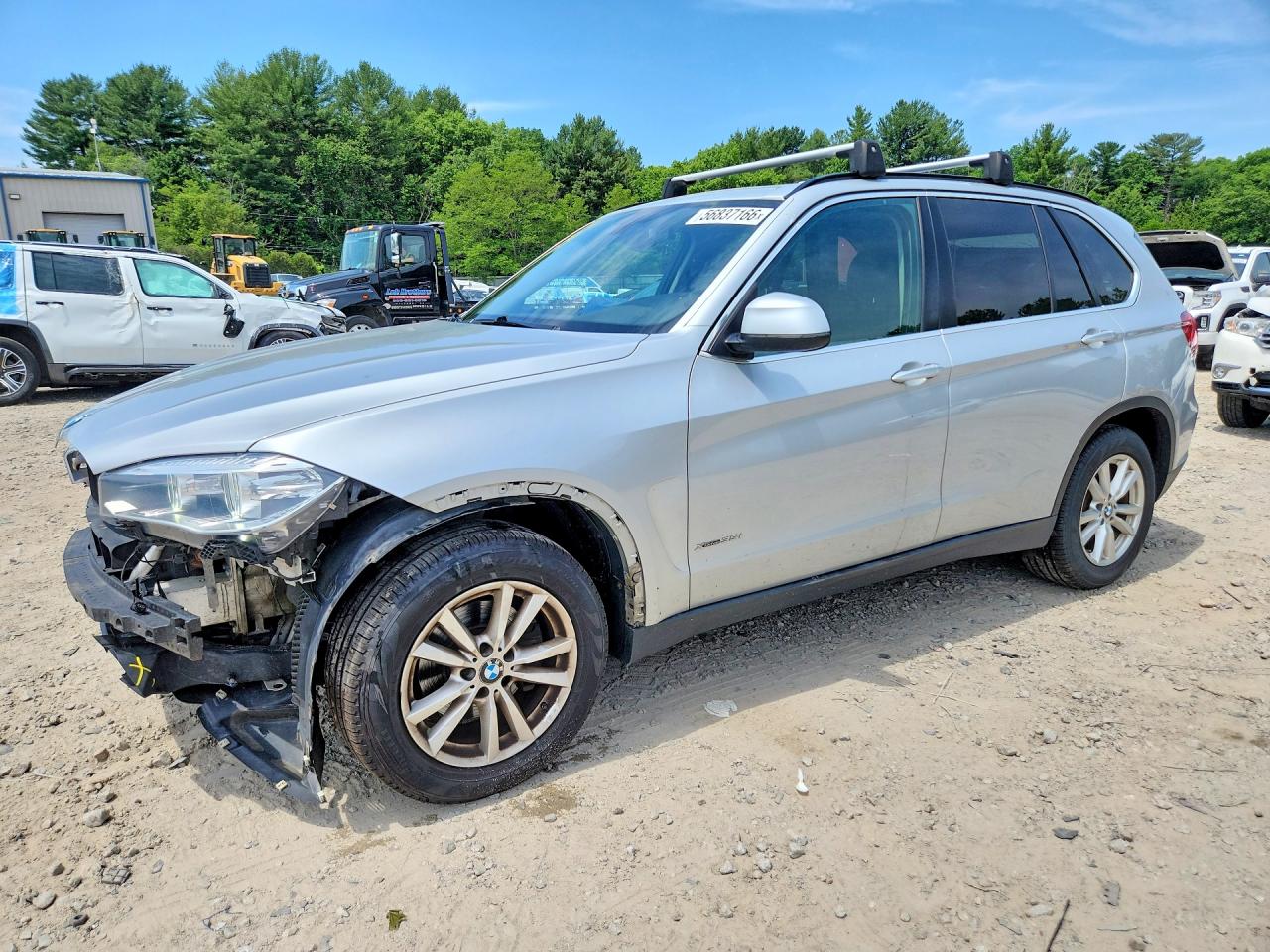 2015 Bmw X5 Xdrive35i Silver vin: 5UXKR0C58F0P18361