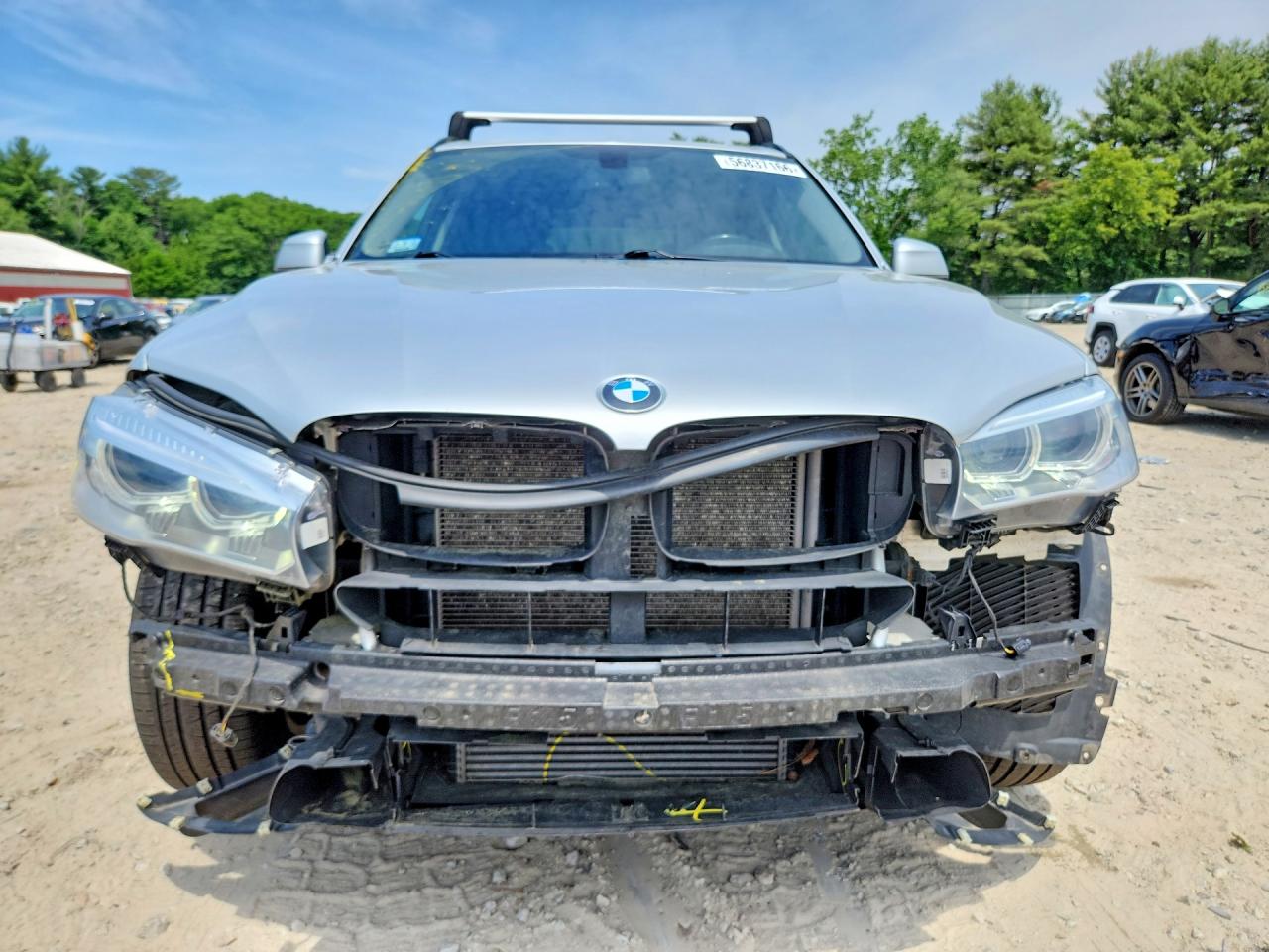 2015 Bmw X5 Xdrive35i Silver vin: 5UXKR0C58F0P18361