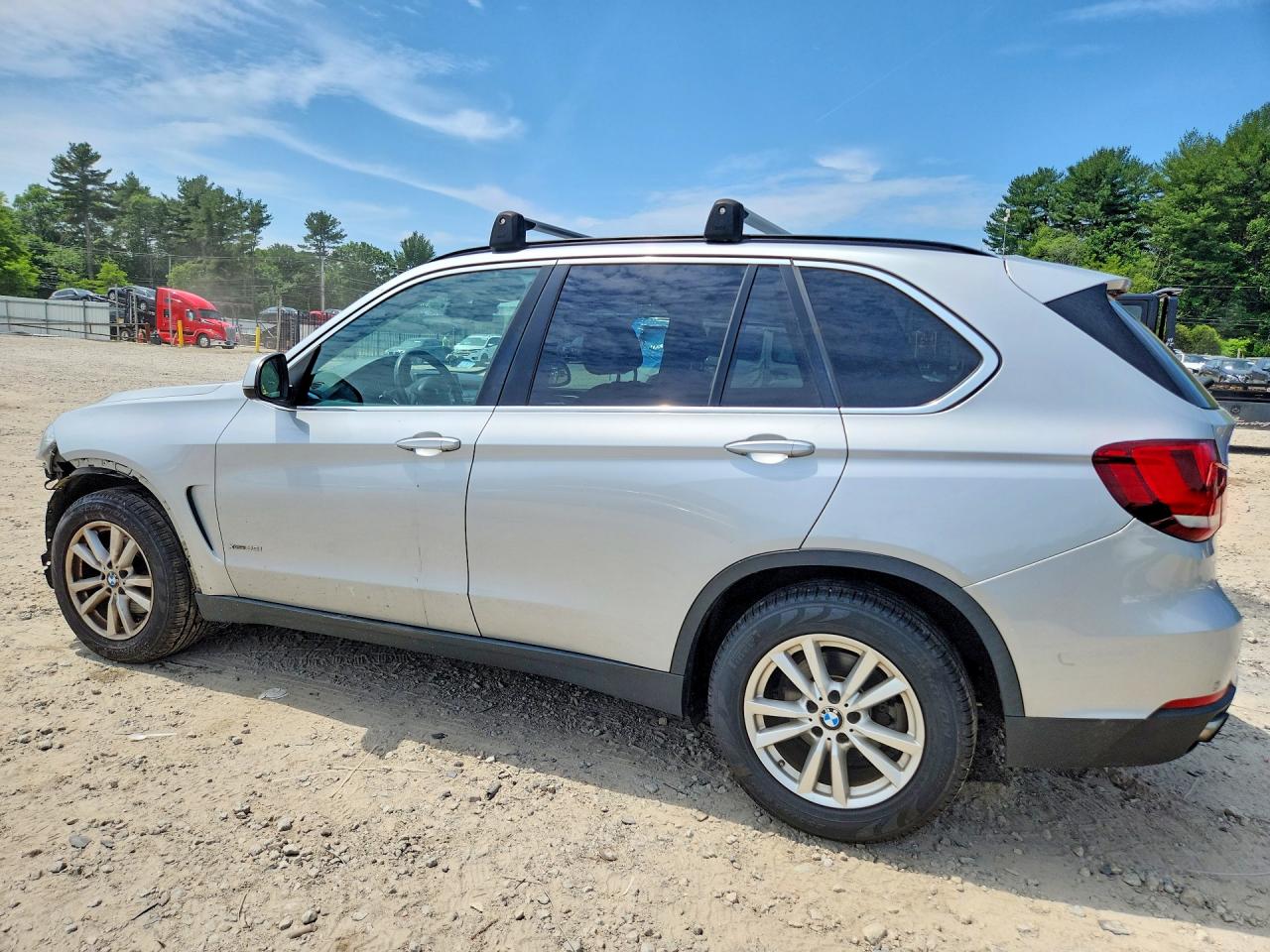 2015 Bmw X5 Xdrive35i Silver vin: 5UXKR0C58F0P18361