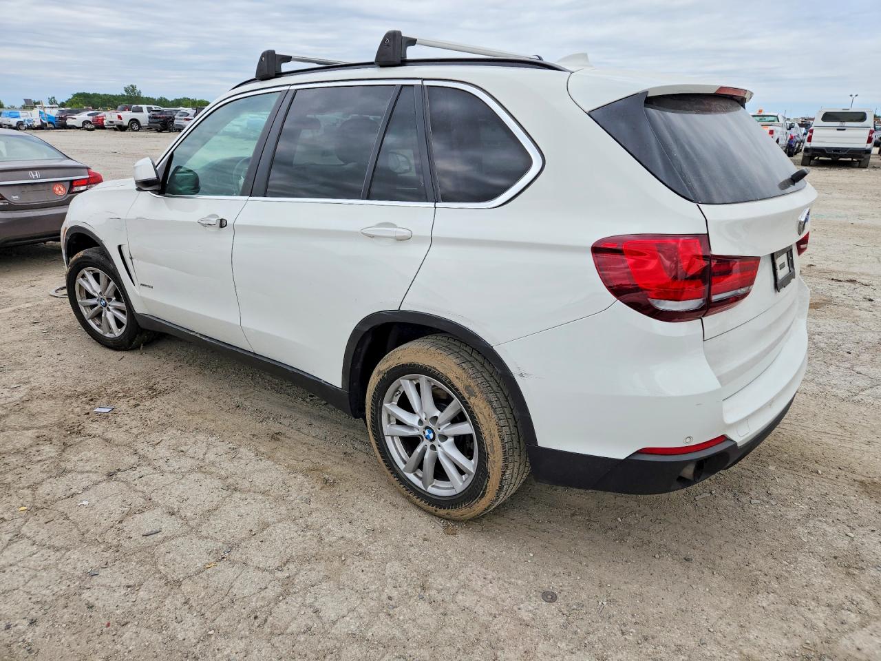 2015 Bmw X5 Xdrive35i White vin: 5UXKR0C58F0P18490