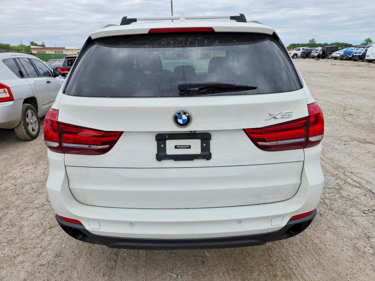 2015 Bmw X5 Xdrive35i White vin: 5UXKR0C58F0P18490