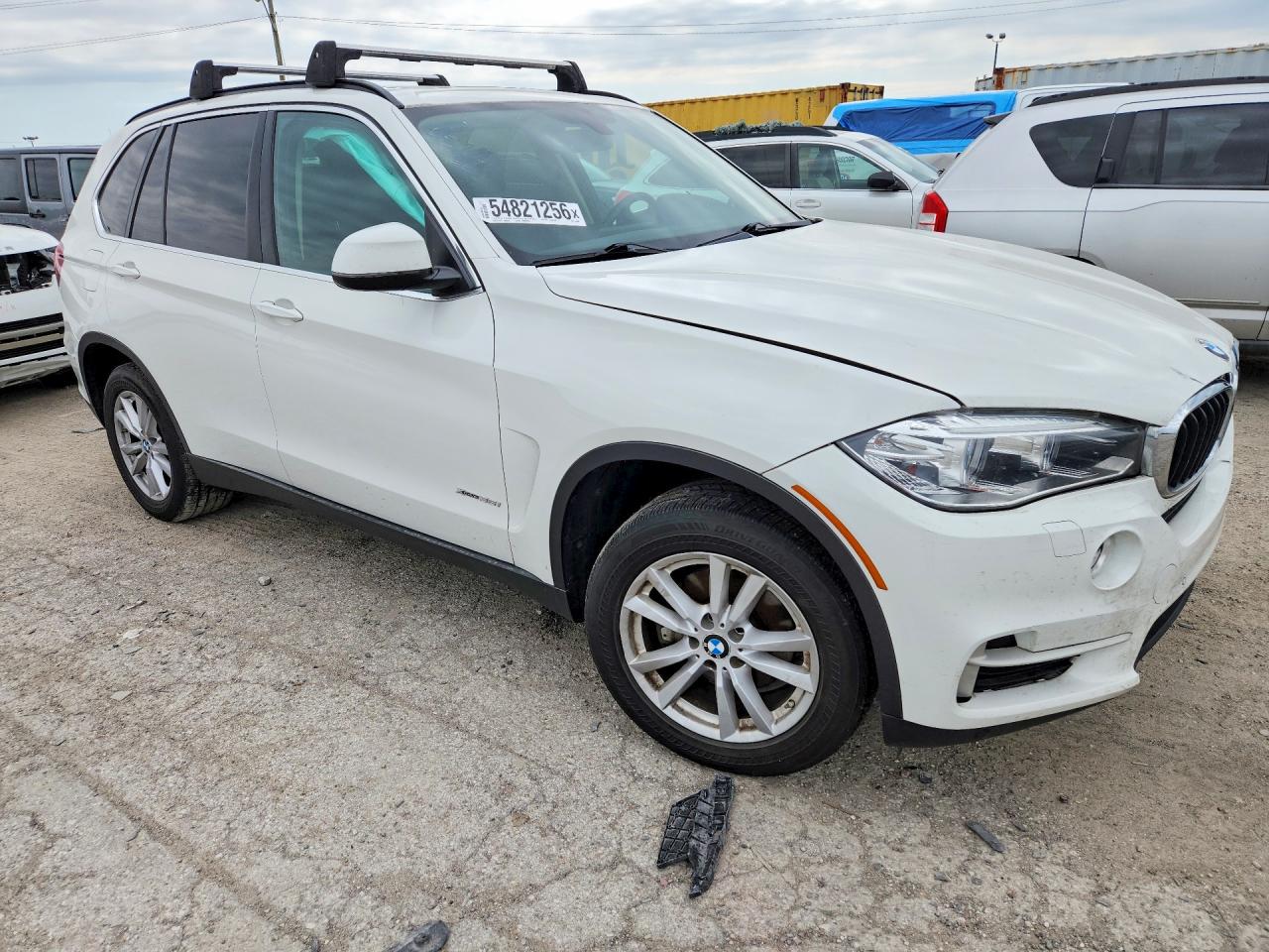 2015 Bmw X5 Xdrive35i White vin: 5UXKR0C58F0P18490