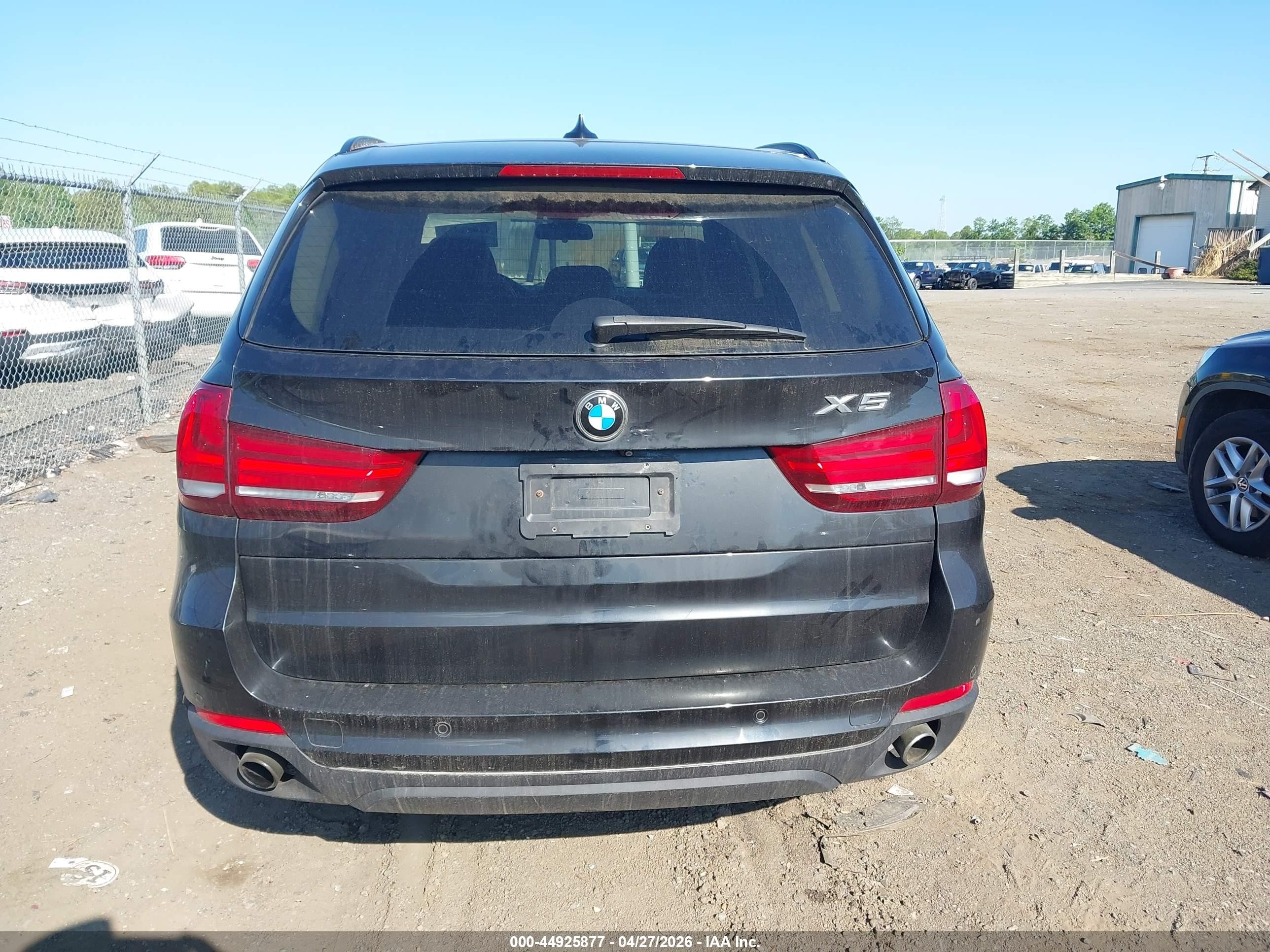 2016 Bmw X5 Xdrive35i Черный vin: 5UXKR0C58G0U10916