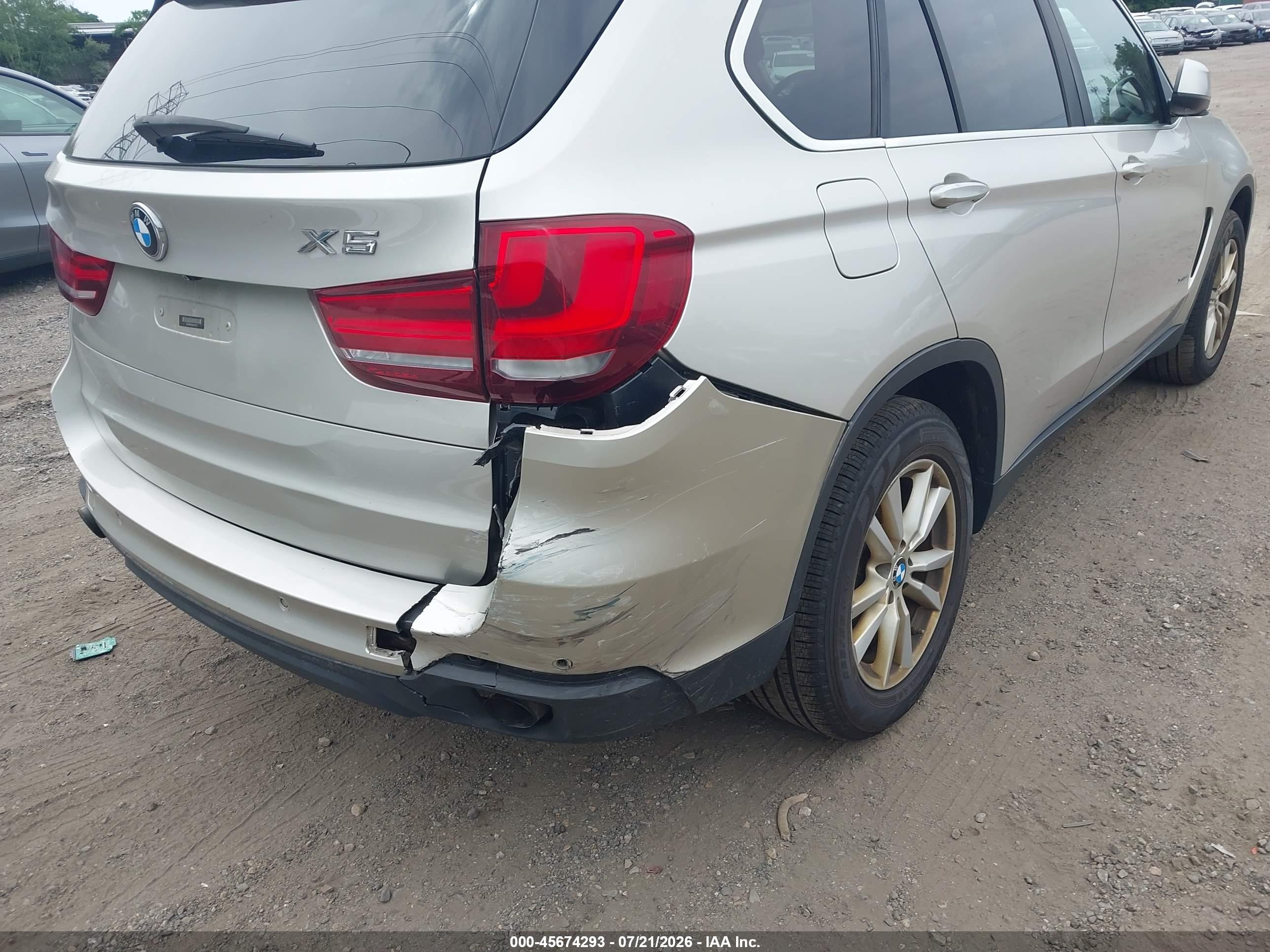 2014 Bmw X5 Xdrive35i White vin: 5UXKR0C59E0H19732
