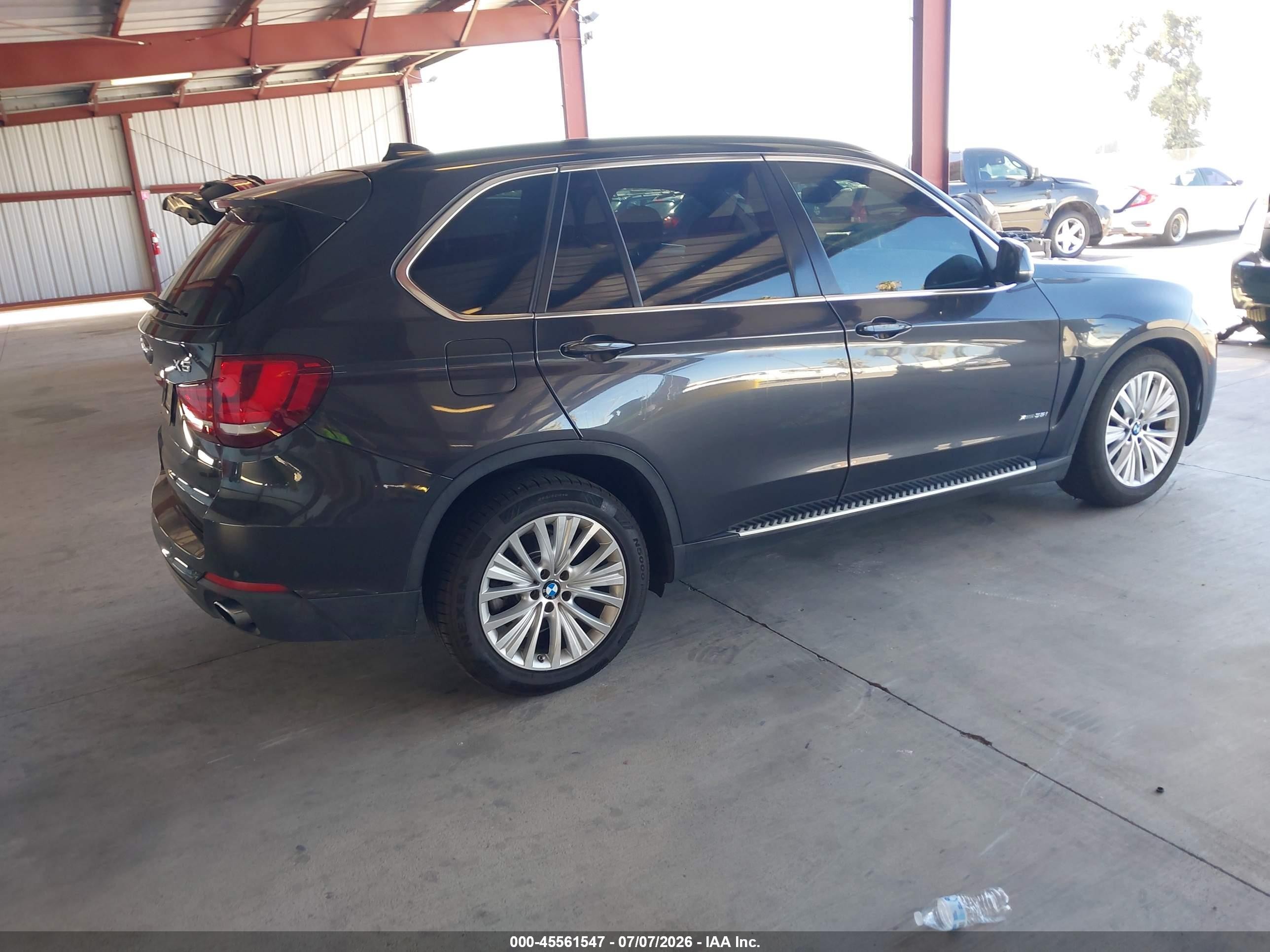 2014 Bmw X5 Xdrive35i Blue vin: 5UXKR0C59E0K49568