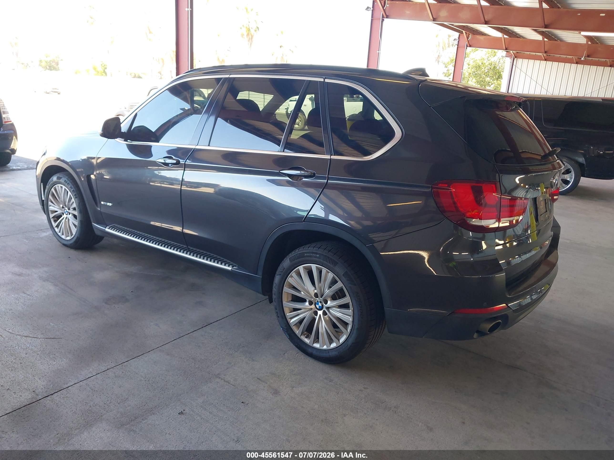 2014 Bmw X5 Xdrive35i Blue vin: 5UXKR0C59E0K49568