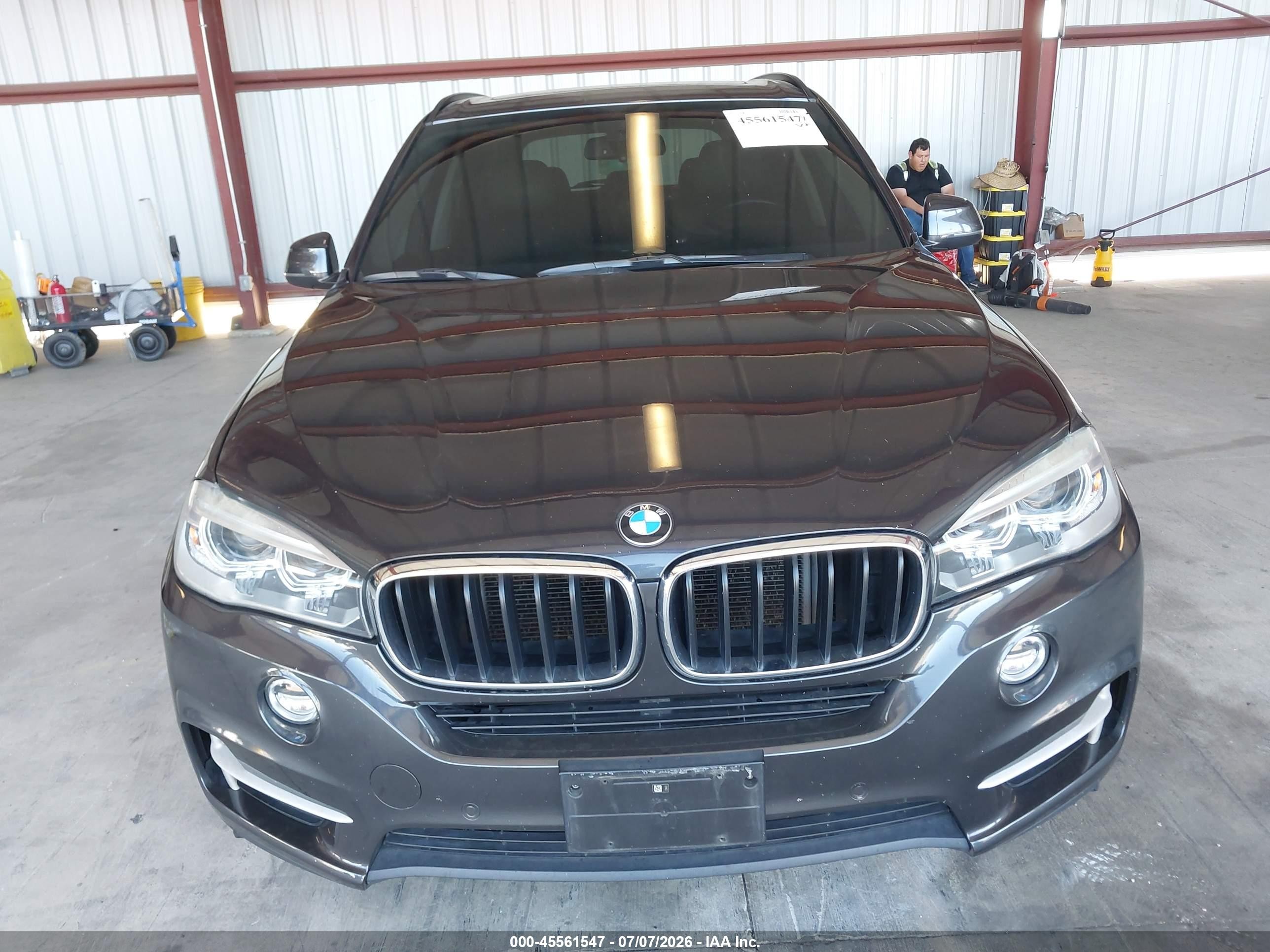 2014 Bmw X5 Xdrive35i Blue vin: 5UXKR0C59E0K49568