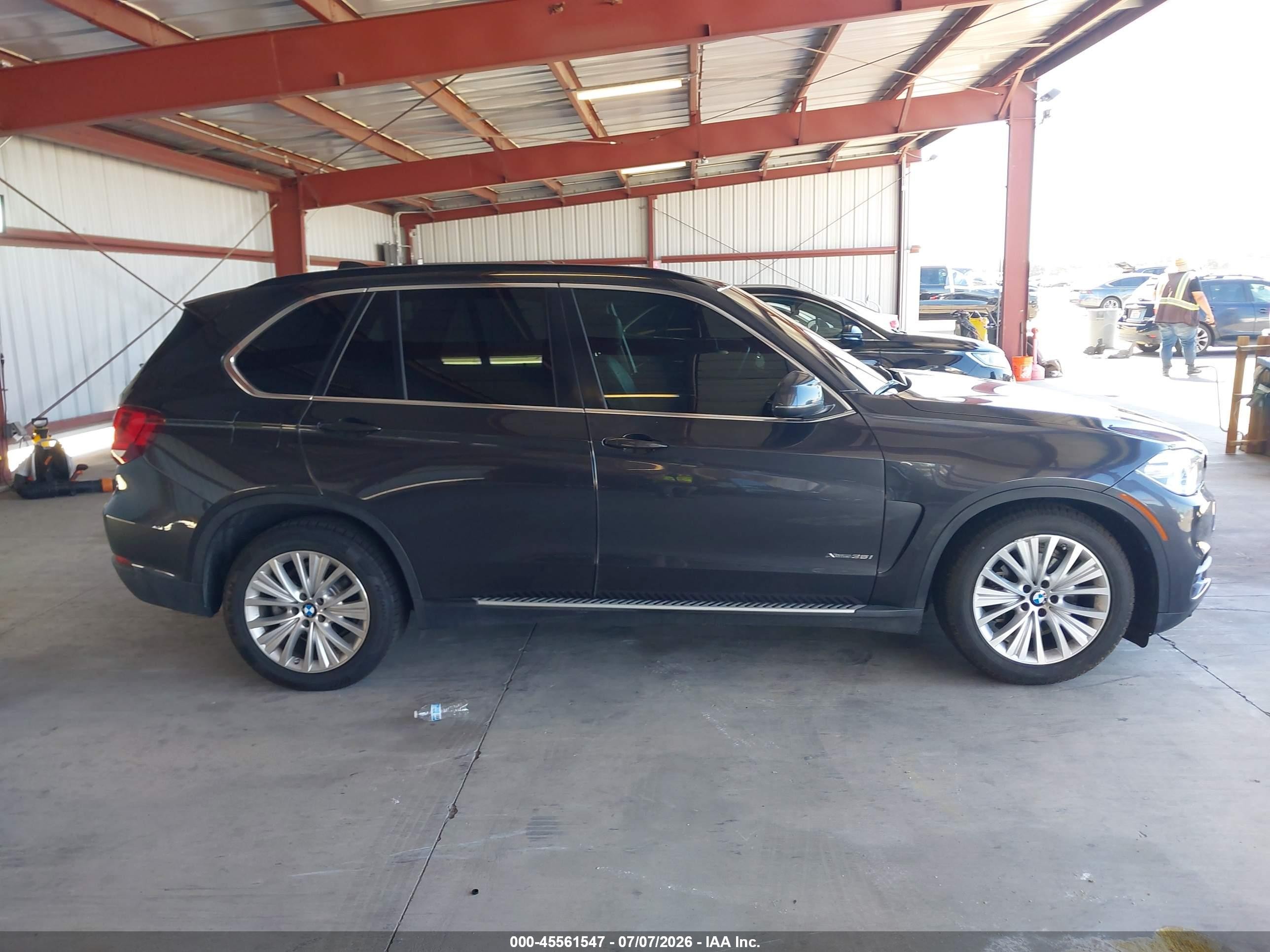 2014 Bmw X5 Xdrive35i Blue vin: 5UXKR0C59E0K49568