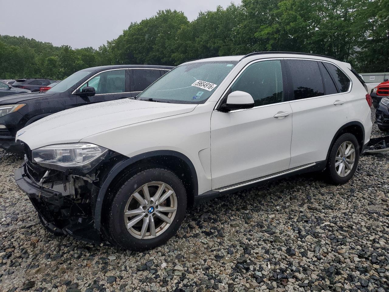 2015 Bmw X5 Xdrive35i Белый vin: 5UXKR0C59F0K52780