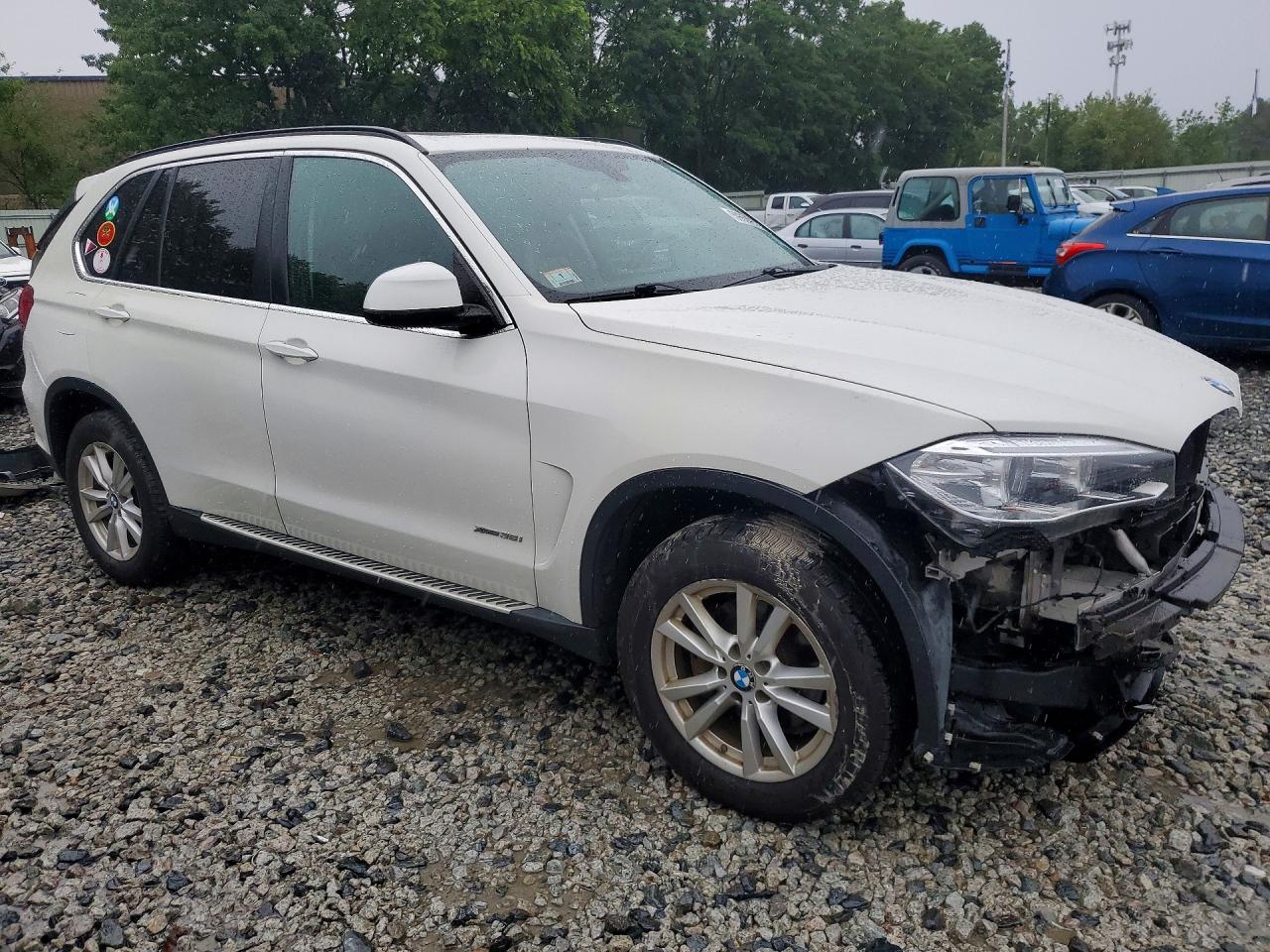 2015 Bmw X5 Xdrive35i Белый vin: 5UXKR0C59F0K52780
