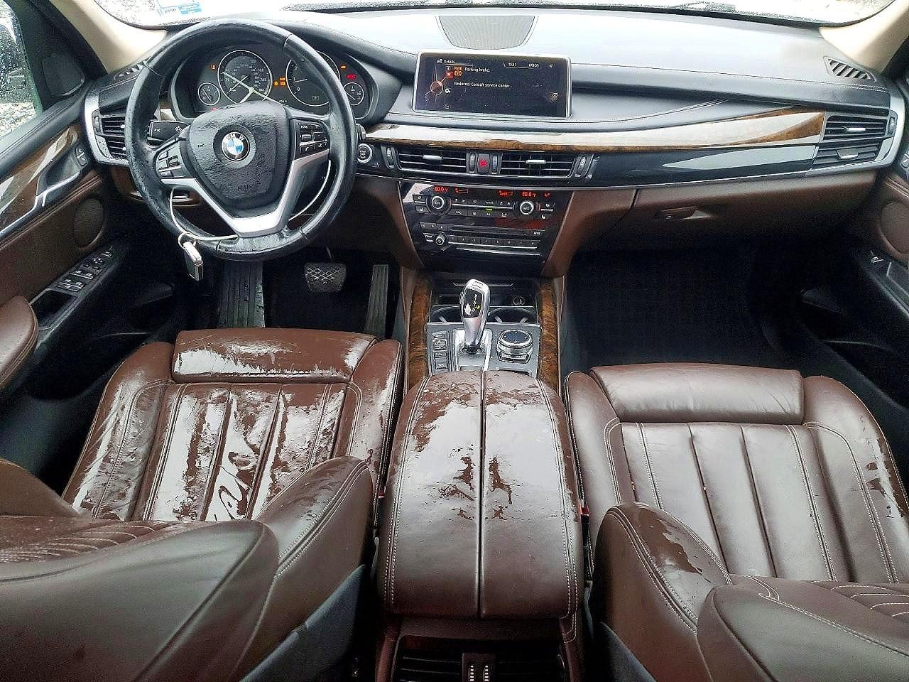 2015 Bmw X5 Xdrive35i Белый vin: 5UXKR0C59F0K52780