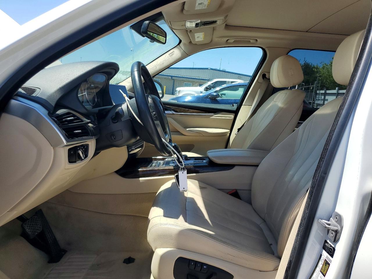 2015 Bmw X5 Xdrive35i White vin: 5UXKR0C59F0K55467
