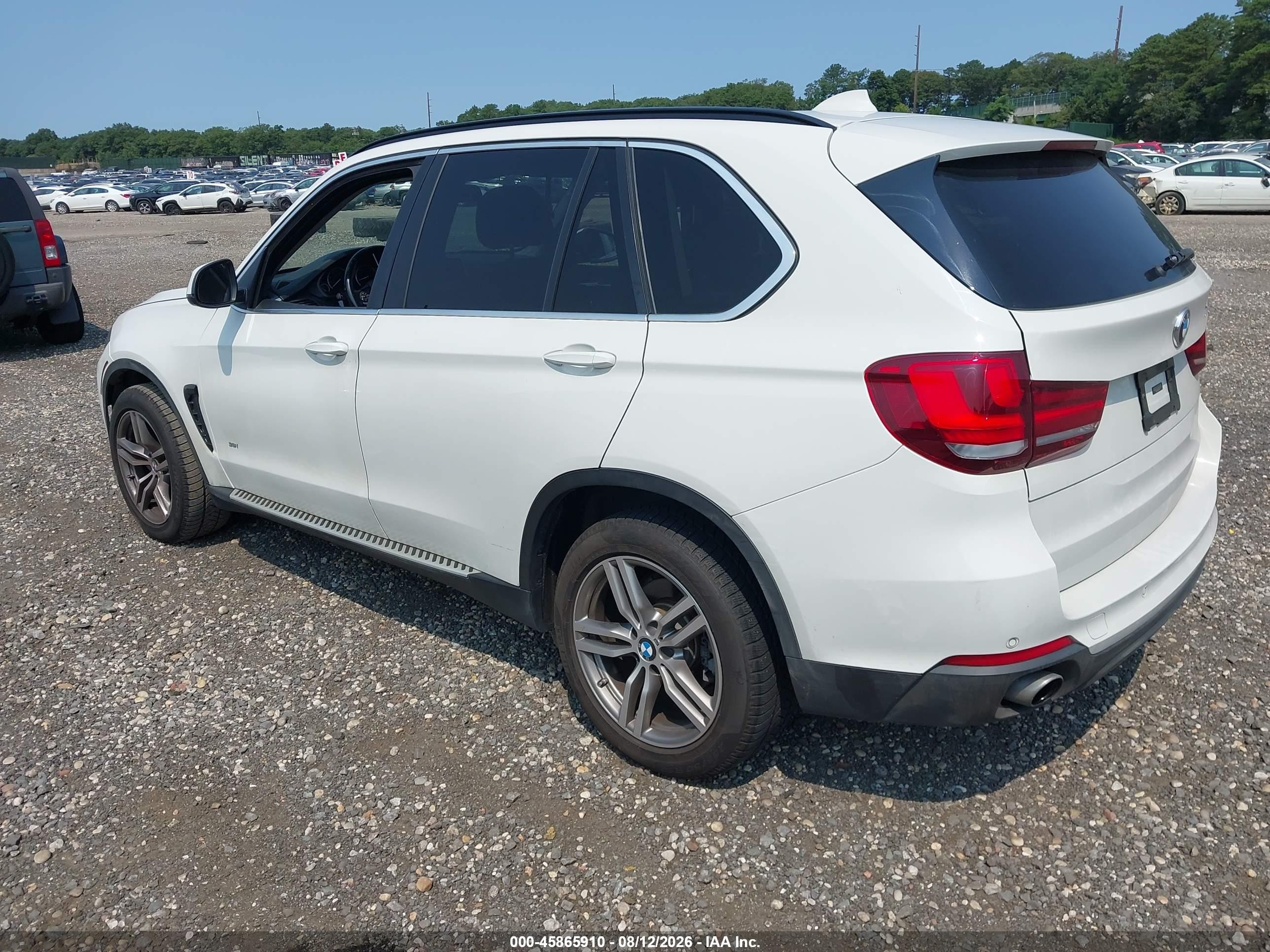 2015 Bmw X5 Xdrive35i White vin: 5UXKR0C59F0K58773