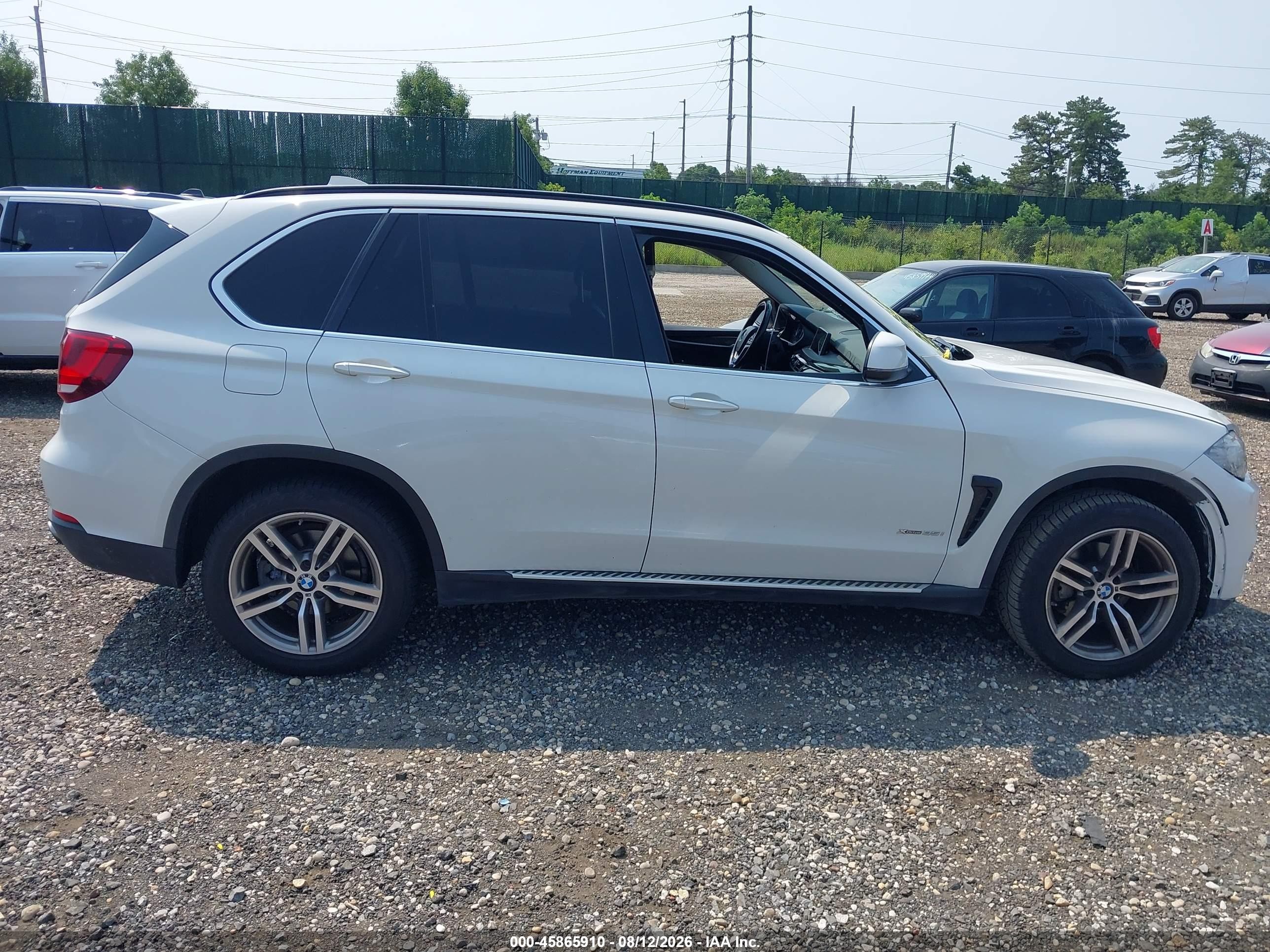2015 Bmw X5 Xdrive35i White vin: 5UXKR0C59F0K58773