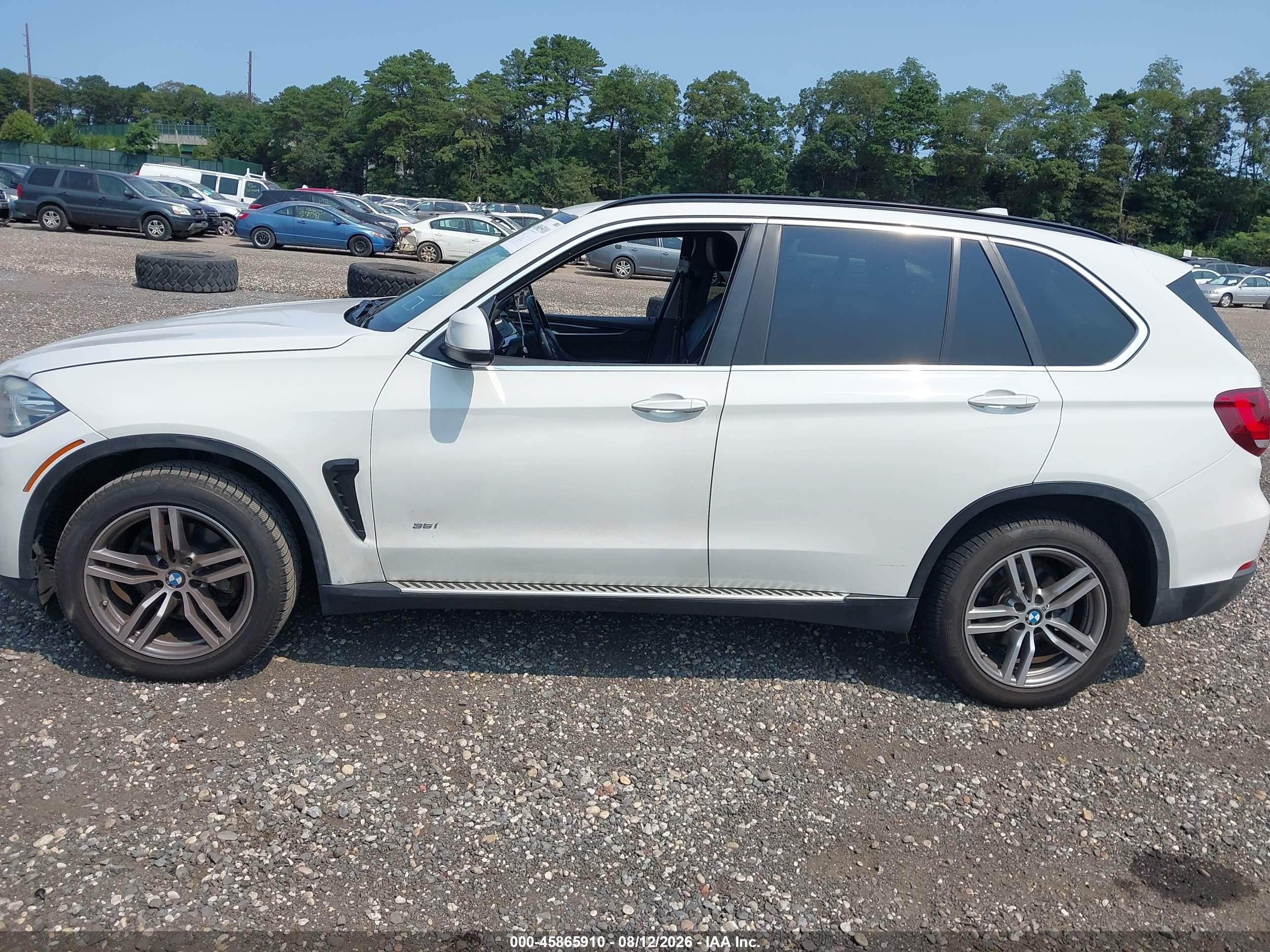 2015 Bmw X5 Xdrive35i White vin: 5UXKR0C59F0K58773