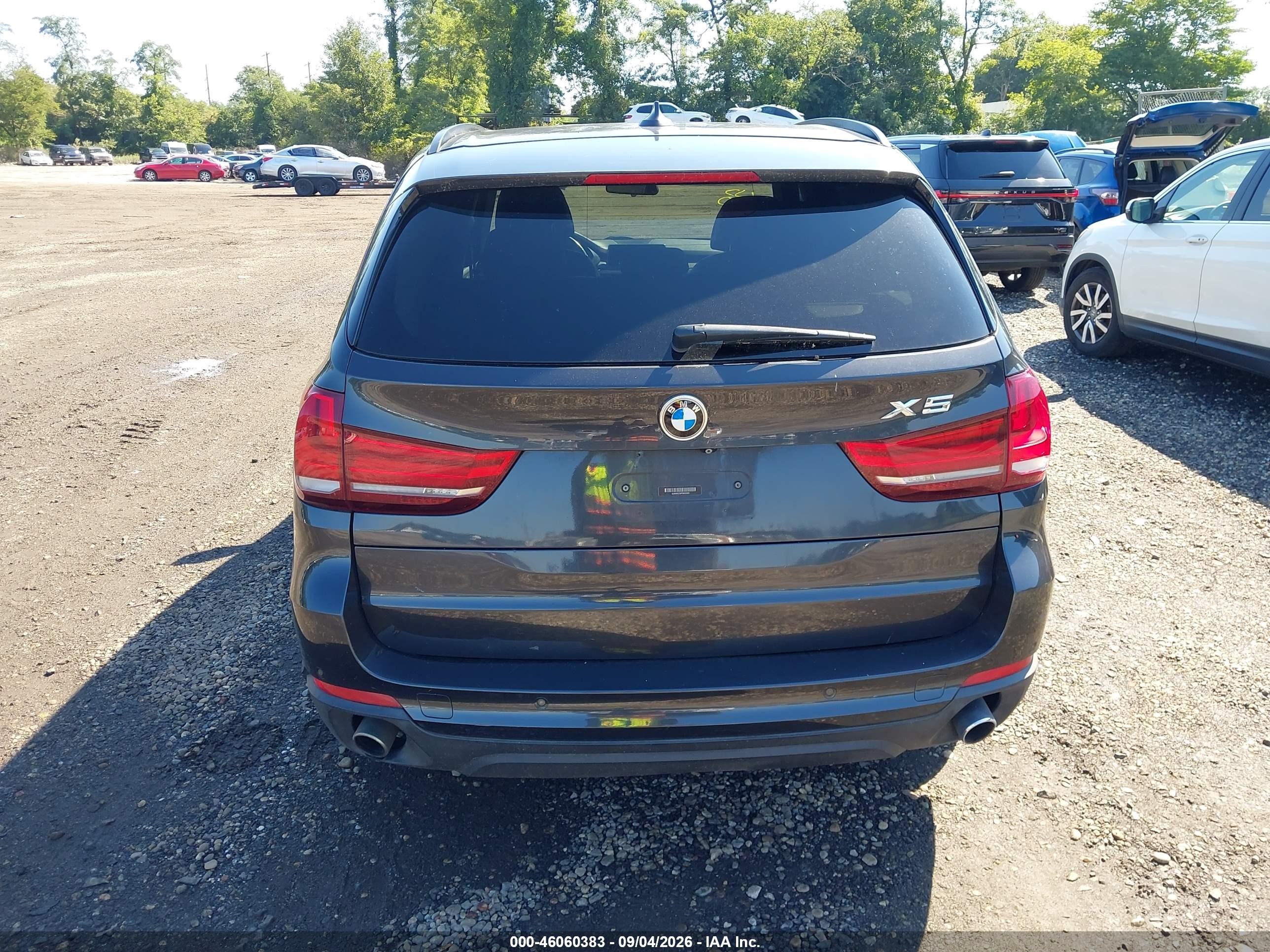 2015 Bmw X5 Xdrive35i Gray vin: 5UXKR0C59F0K63262