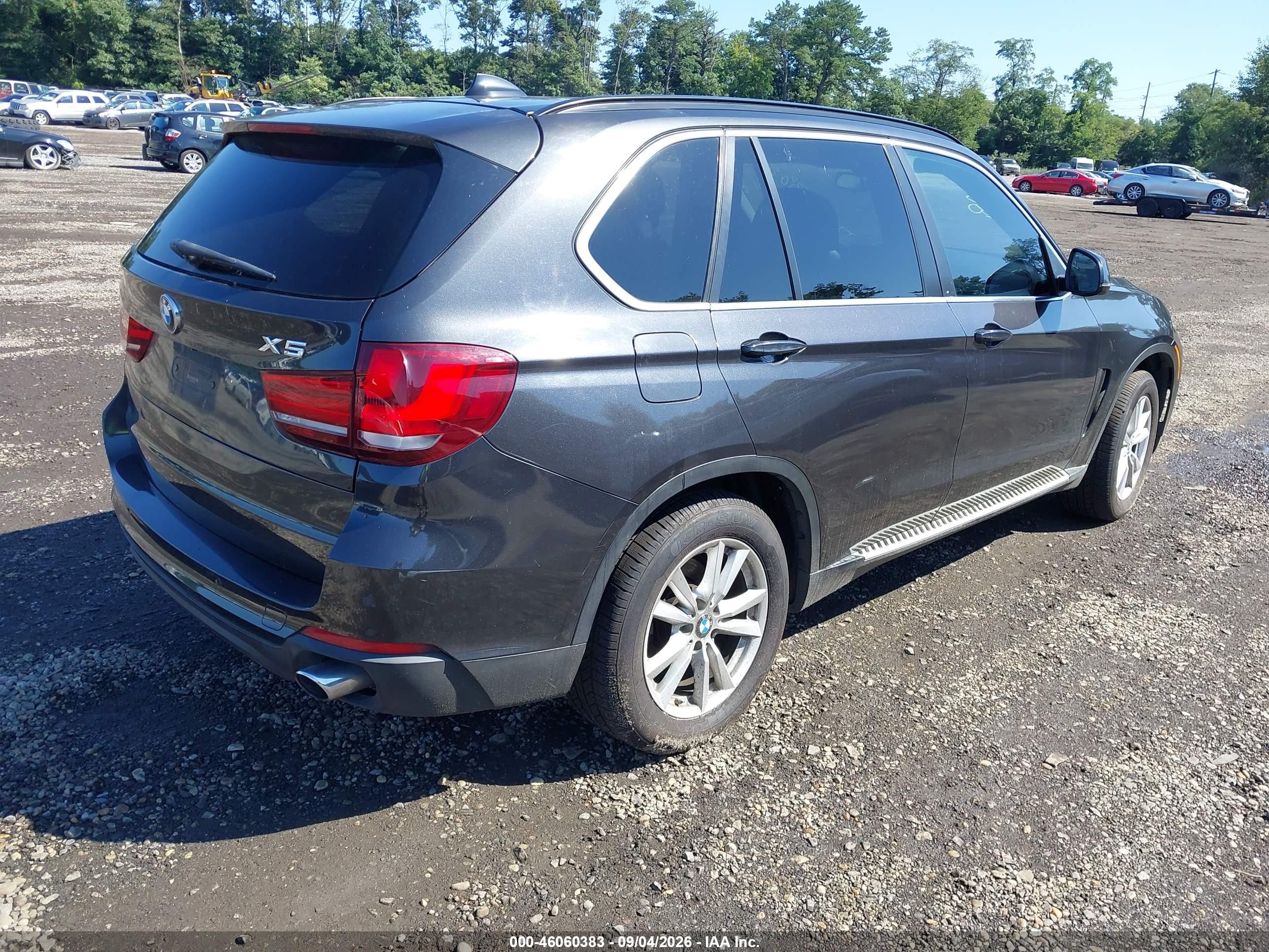 2015 Bmw X5 Xdrive35i Gray vin: 5UXKR0C59F0K63262