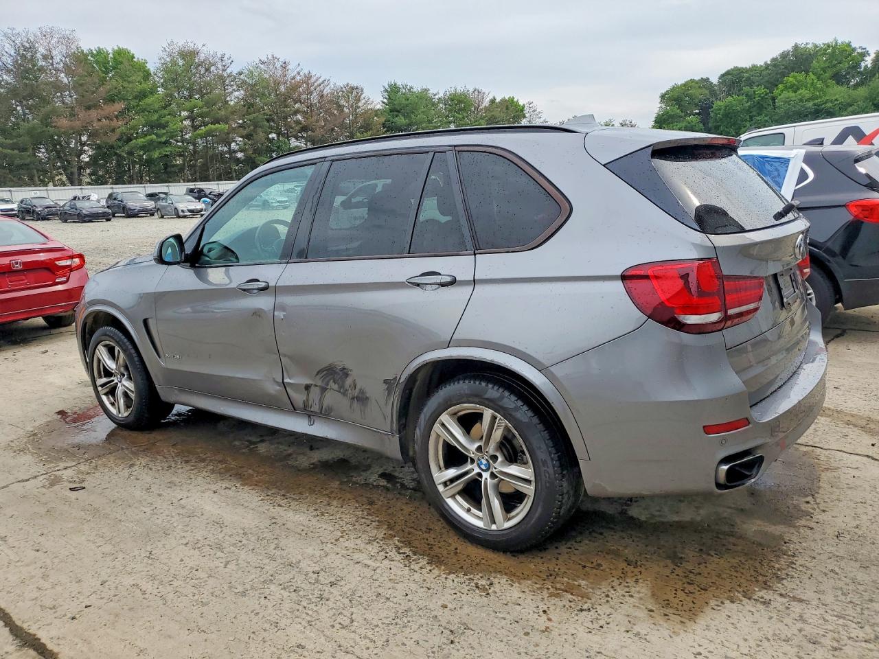 2015 Bmw X5 Xdrive35i Silver vin: 5UXKR0C59F0K65240