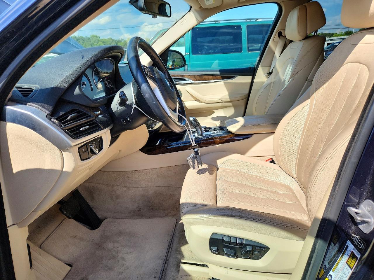 2015 Bmw X5 Xdrive35i Синий vin: 5UXKR0C59F0K65559