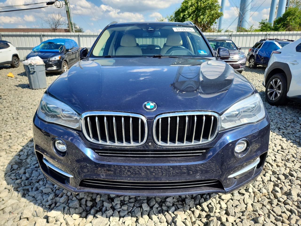 2015 Bmw X5 Xdrive35i Синий vin: 5UXKR0C59F0K65559