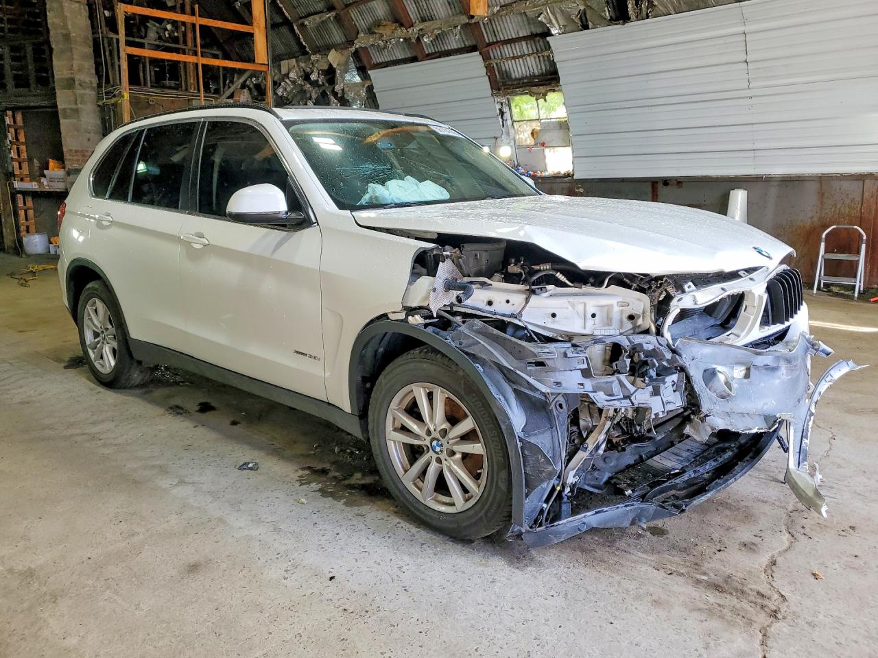 2015 Bmw X5 Xdrive35i White vin: 5UXKR0C59F0K69255