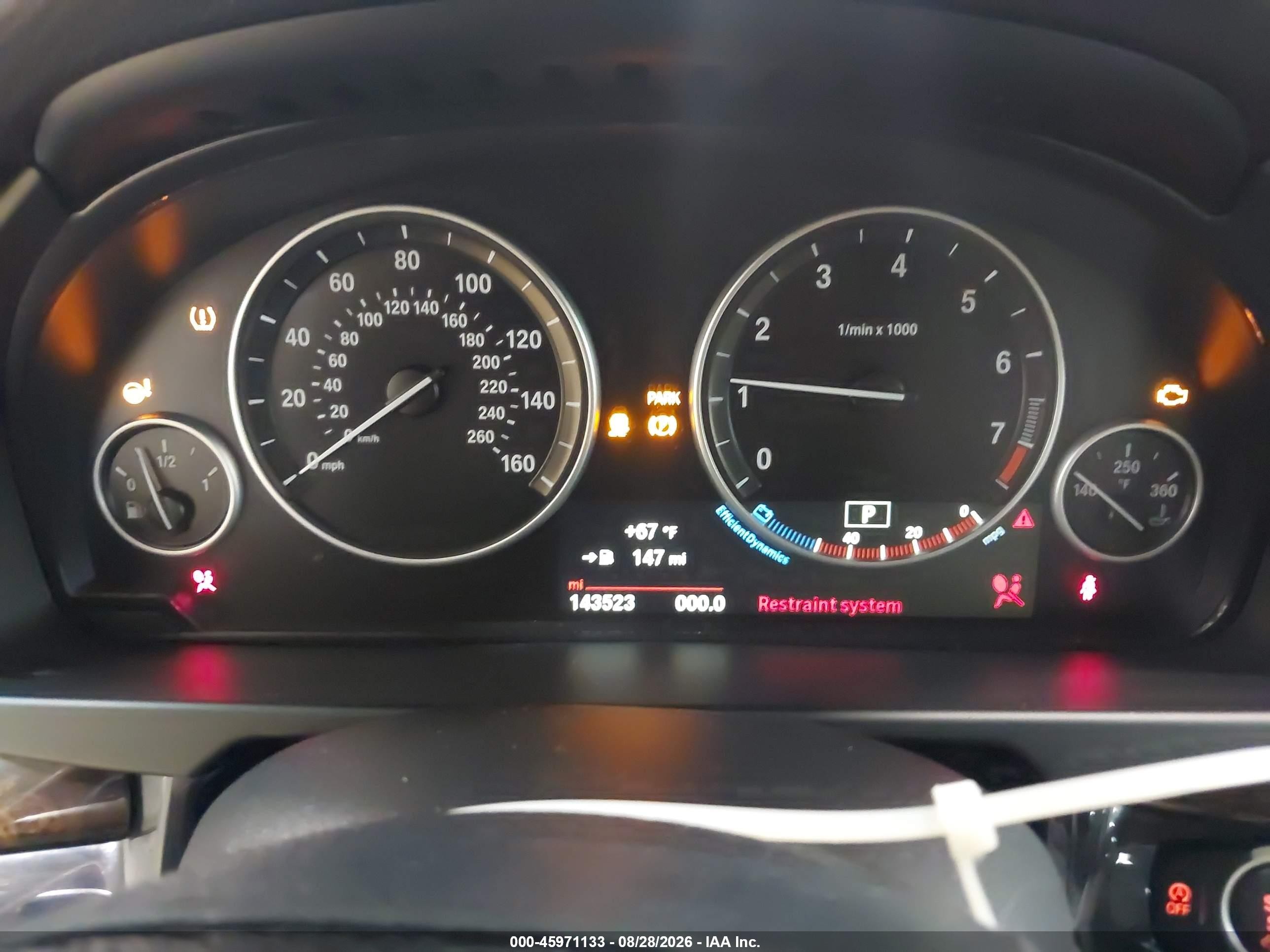 2015 Bmw X5 Xdrive35i Синий vin: 5UXKR0C59F0P05263