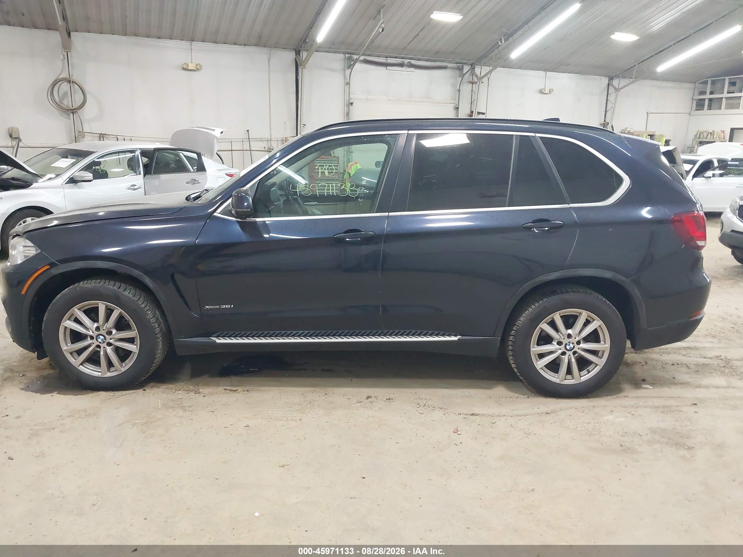 2015 Bmw X5 Xdrive35i Синий vin: 5UXKR0C59F0P05263