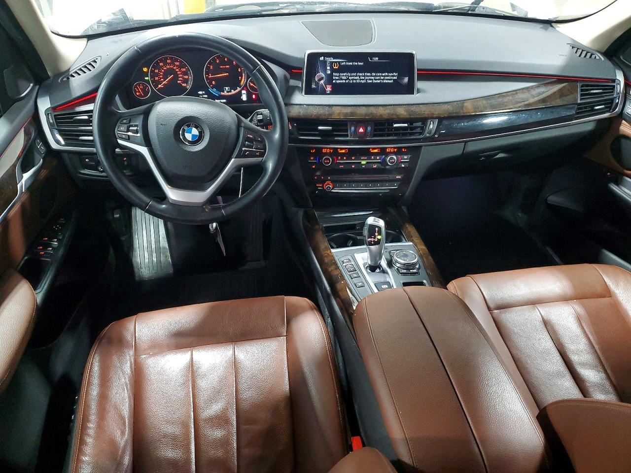 2015 Bmw X5 Xdrive35i White vin: 5UXKR0C59F0P06154