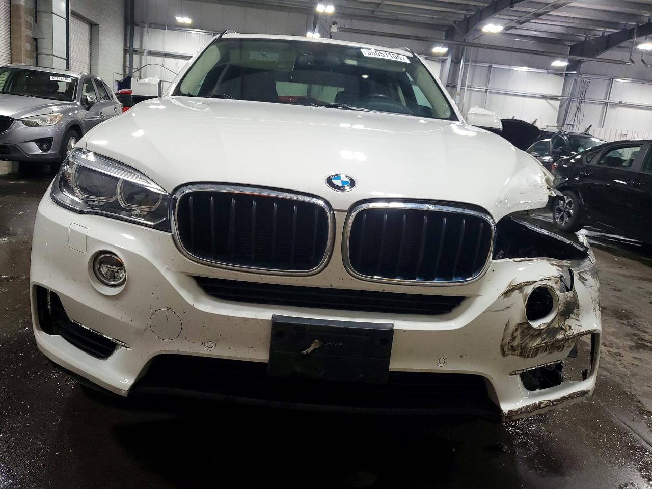 2015 Bmw X5 Xdrive35i White vin: 5UXKR0C59F0P06154