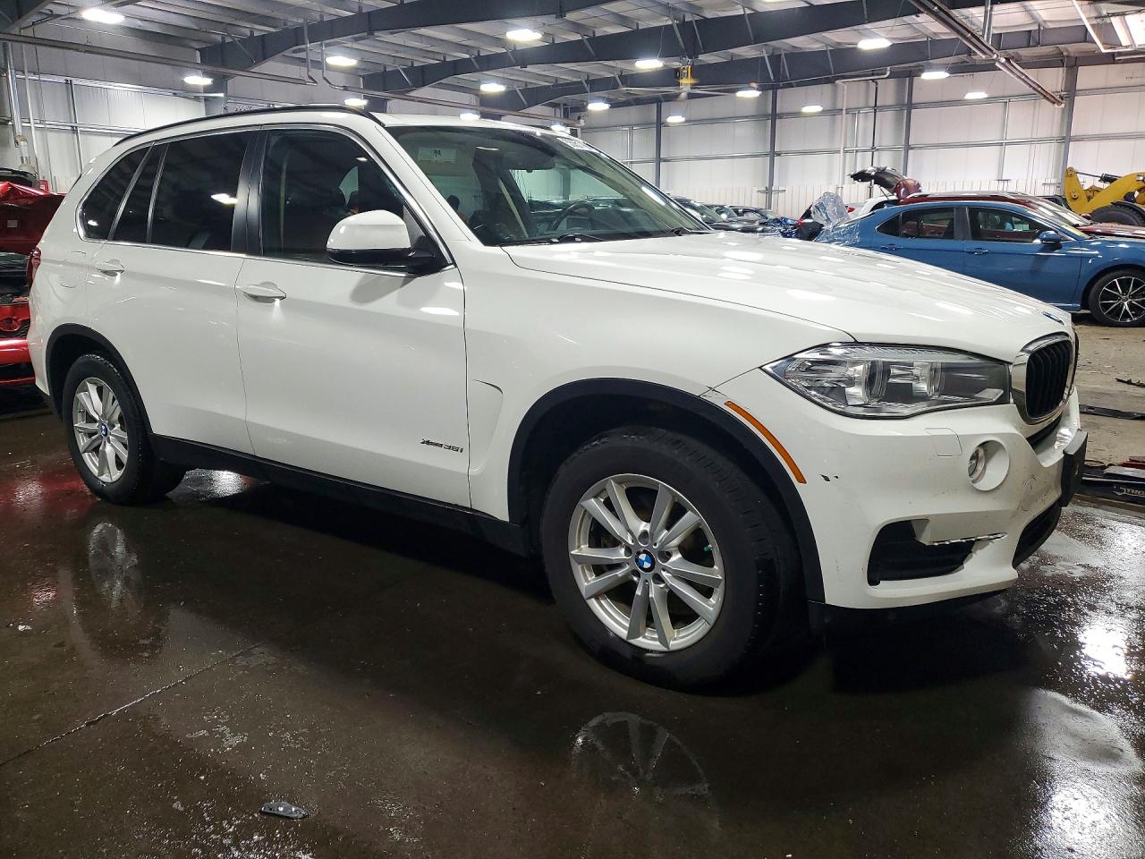 2015 Bmw X5 Xdrive35i White vin: 5UXKR0C59F0P06154