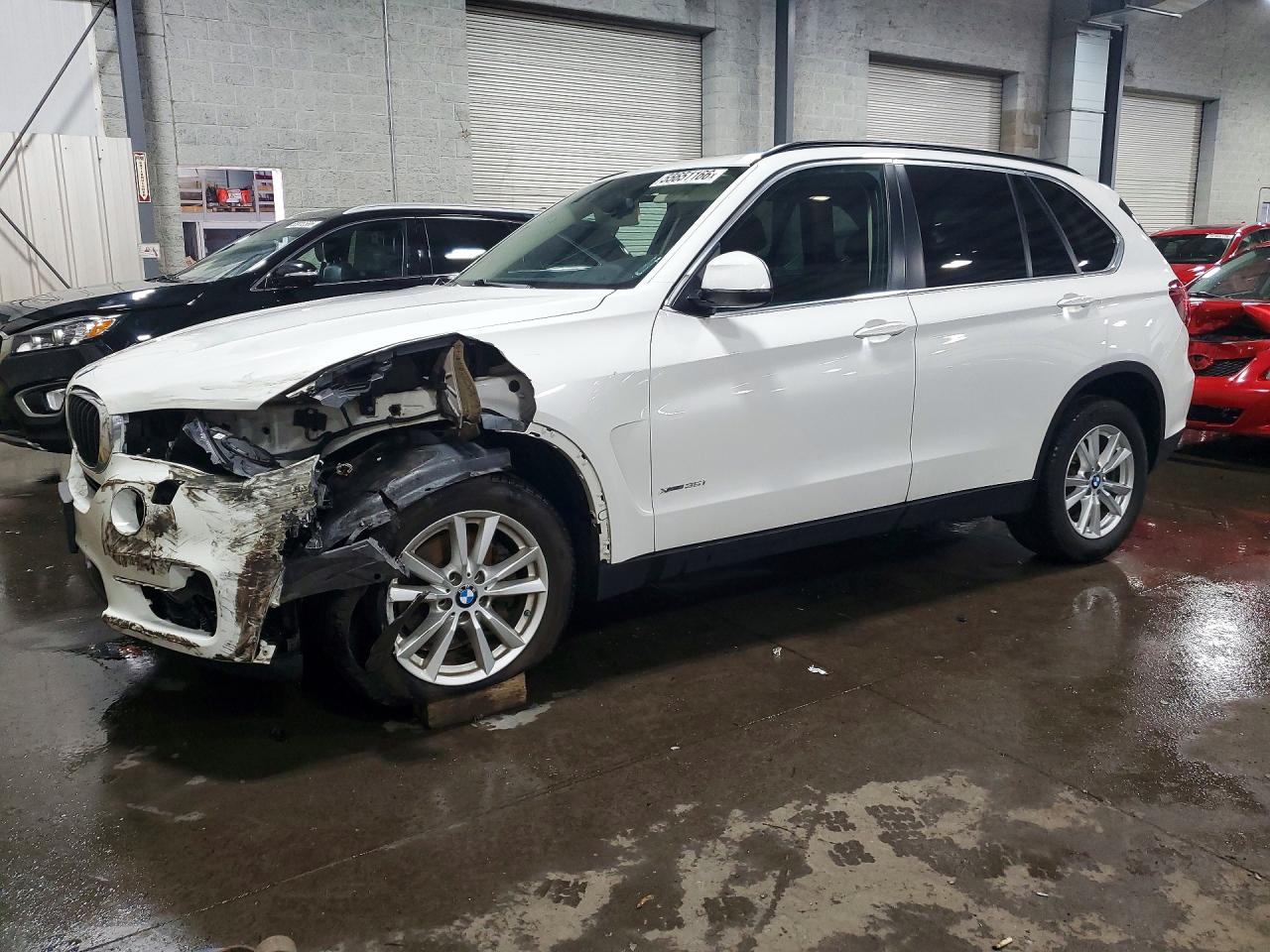2015 Bmw X5 Xdrive35i White vin: 5UXKR0C59F0P06154
