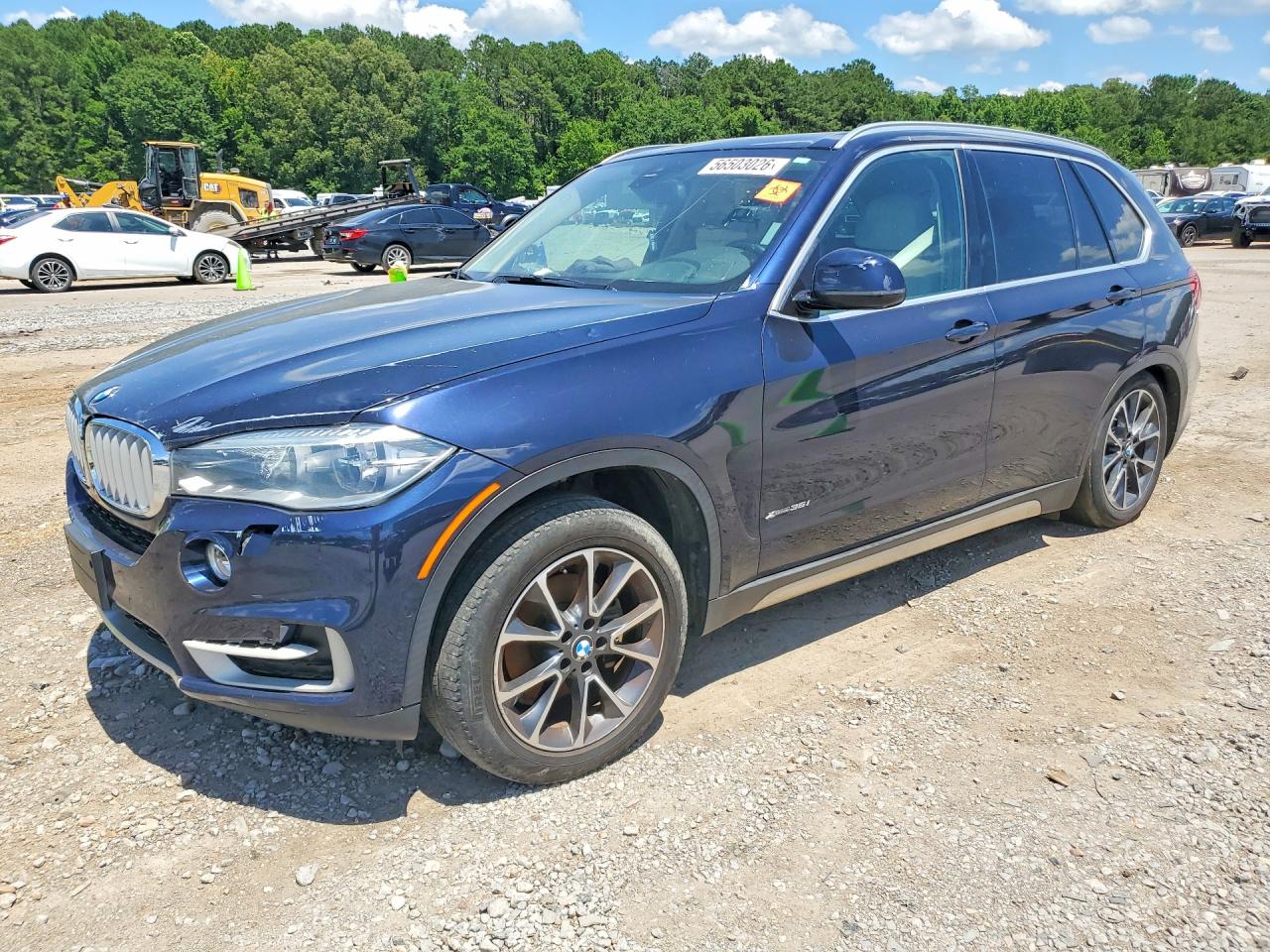 2015 Bmw X5 Xdrive35i Синий vin: 5UXKR0C59F0P07496