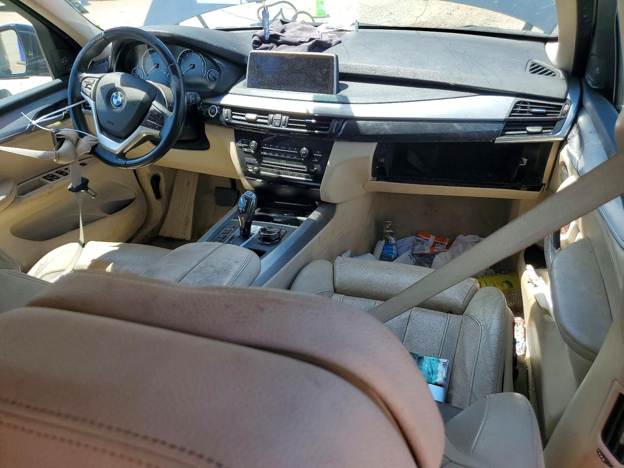 2015 Bmw X5 Xdrive35i Синий vin: 5UXKR0C59F0P07496