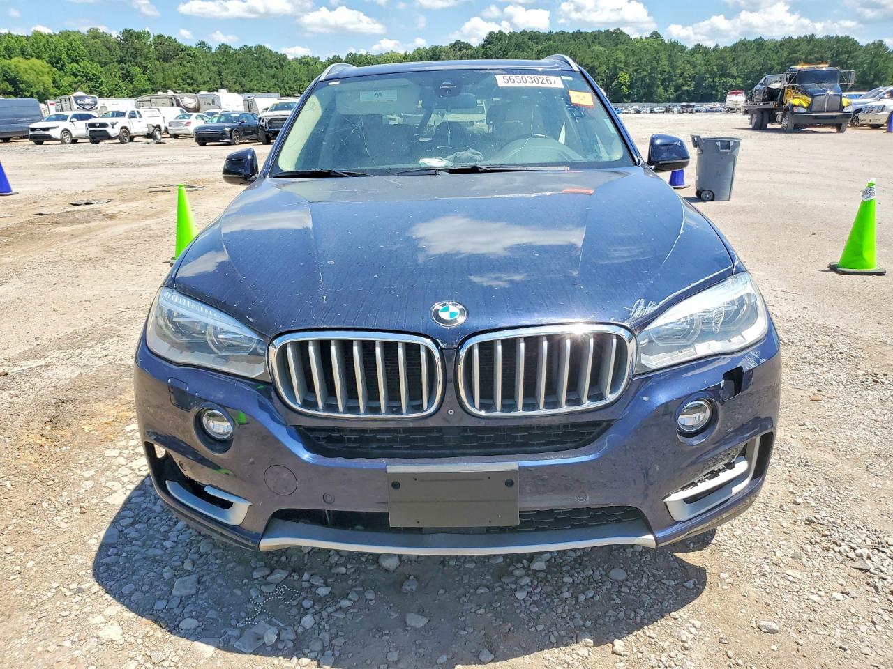 2015 Bmw X5 Xdrive35i Синий vin: 5UXKR0C59F0P07496