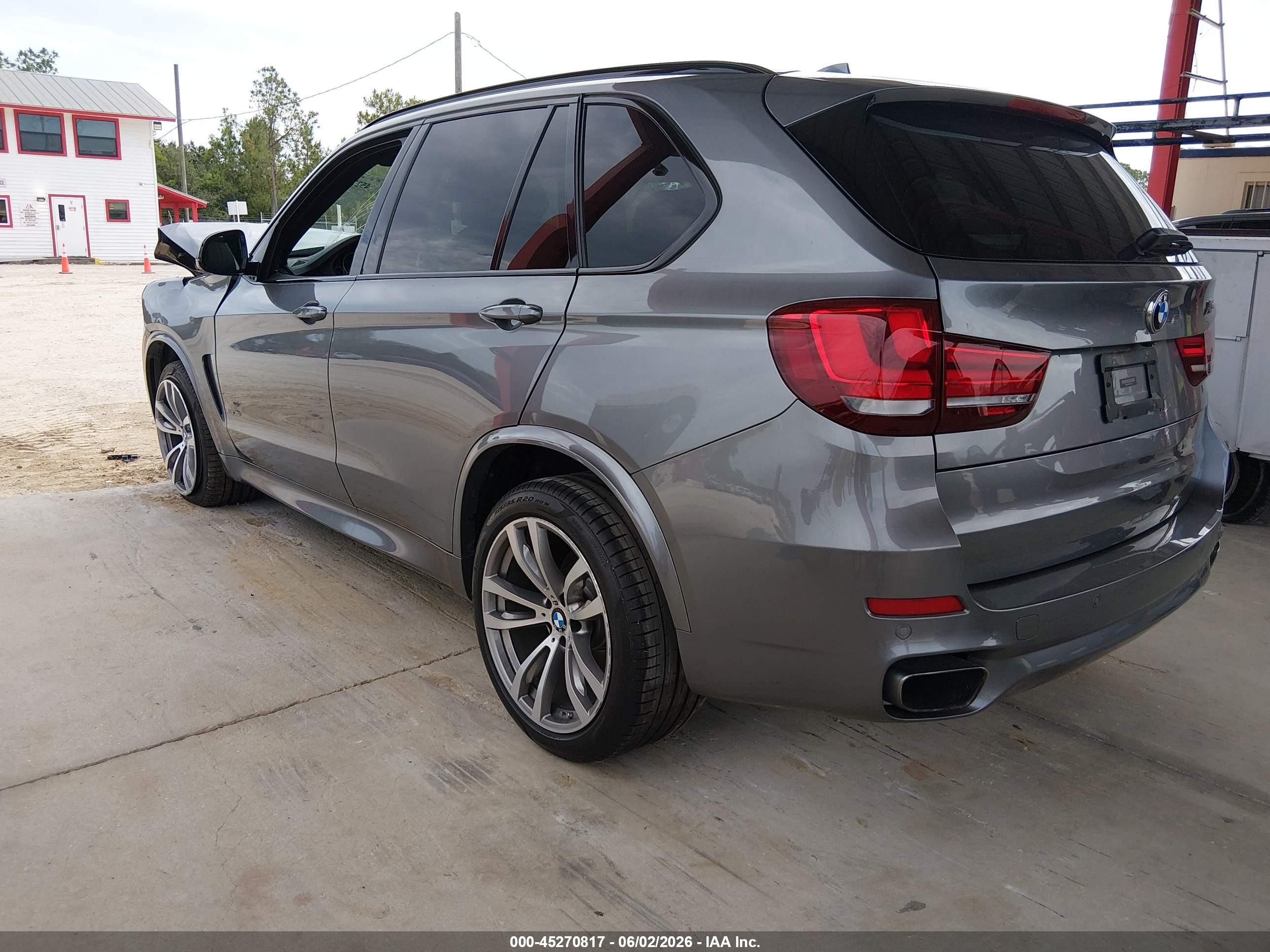2015 Bmw X5 Xdrive35i Gray vin: 5UXKR0C59F0P11547
