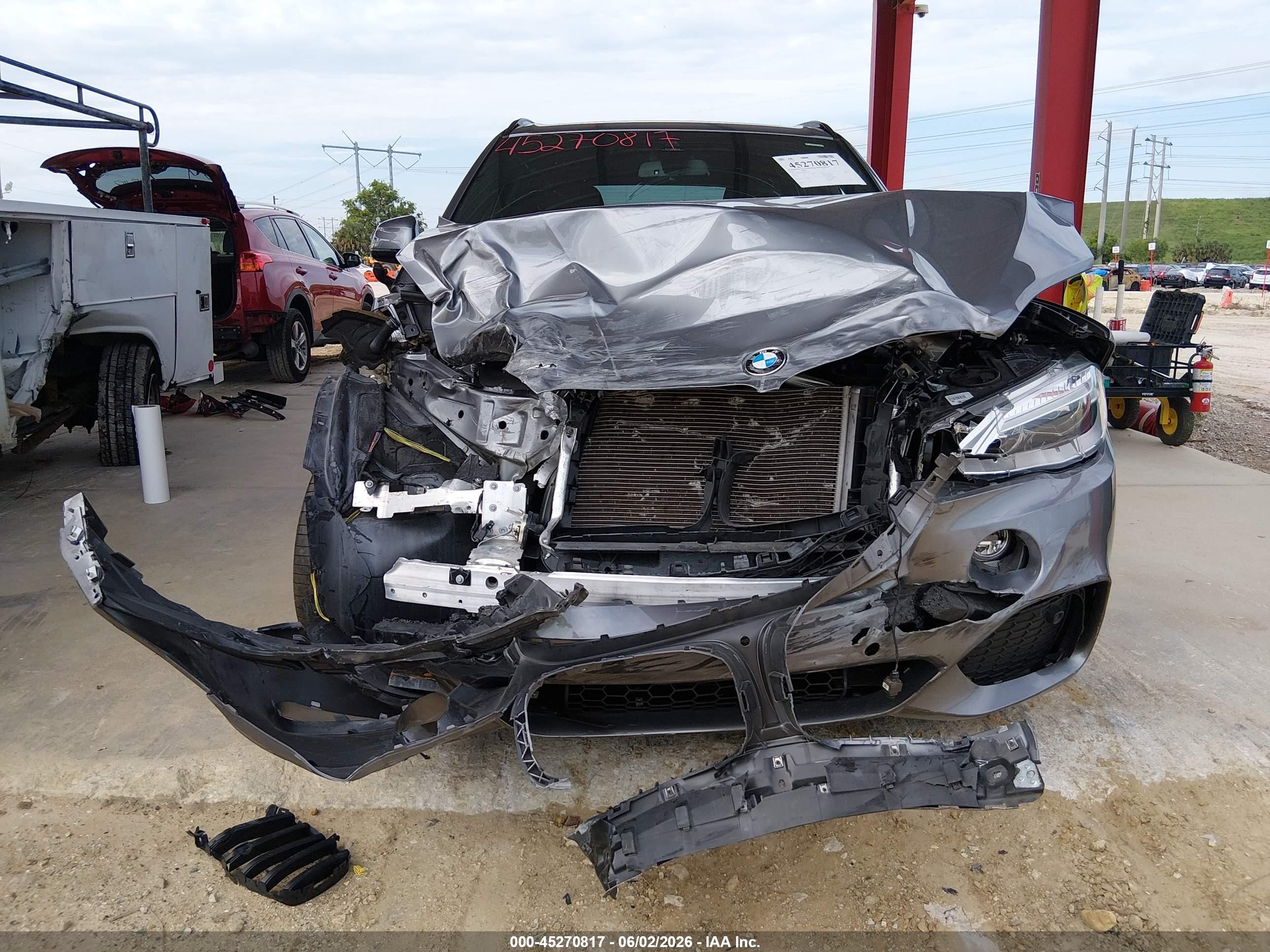 2015 Bmw X5 Xdrive35i Gray vin: 5UXKR0C59F0P11547