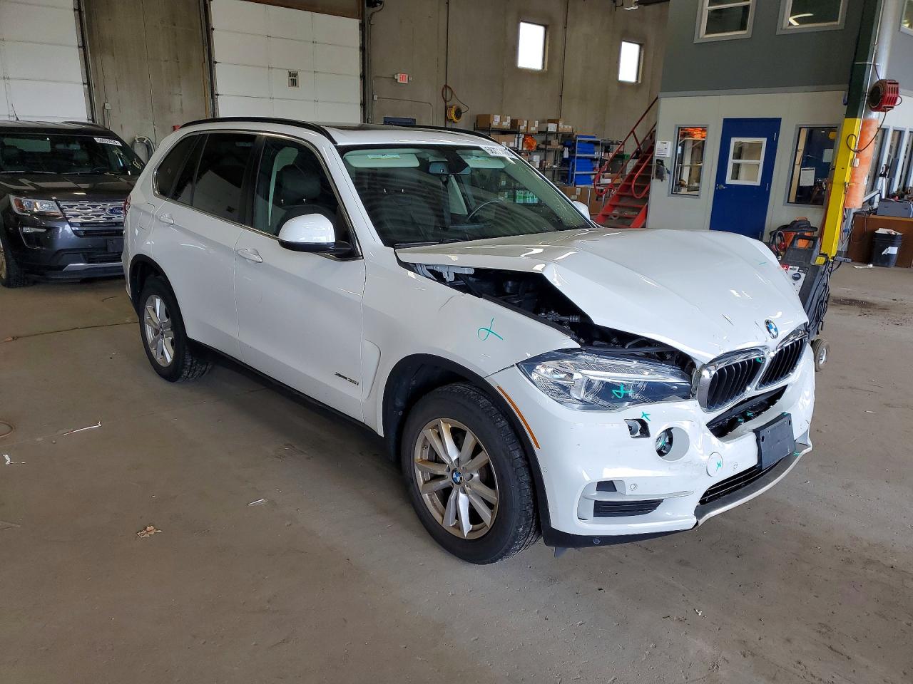 2015 Bmw X5 Xdrive35i White vin: 5UXKR0C59F0P14237