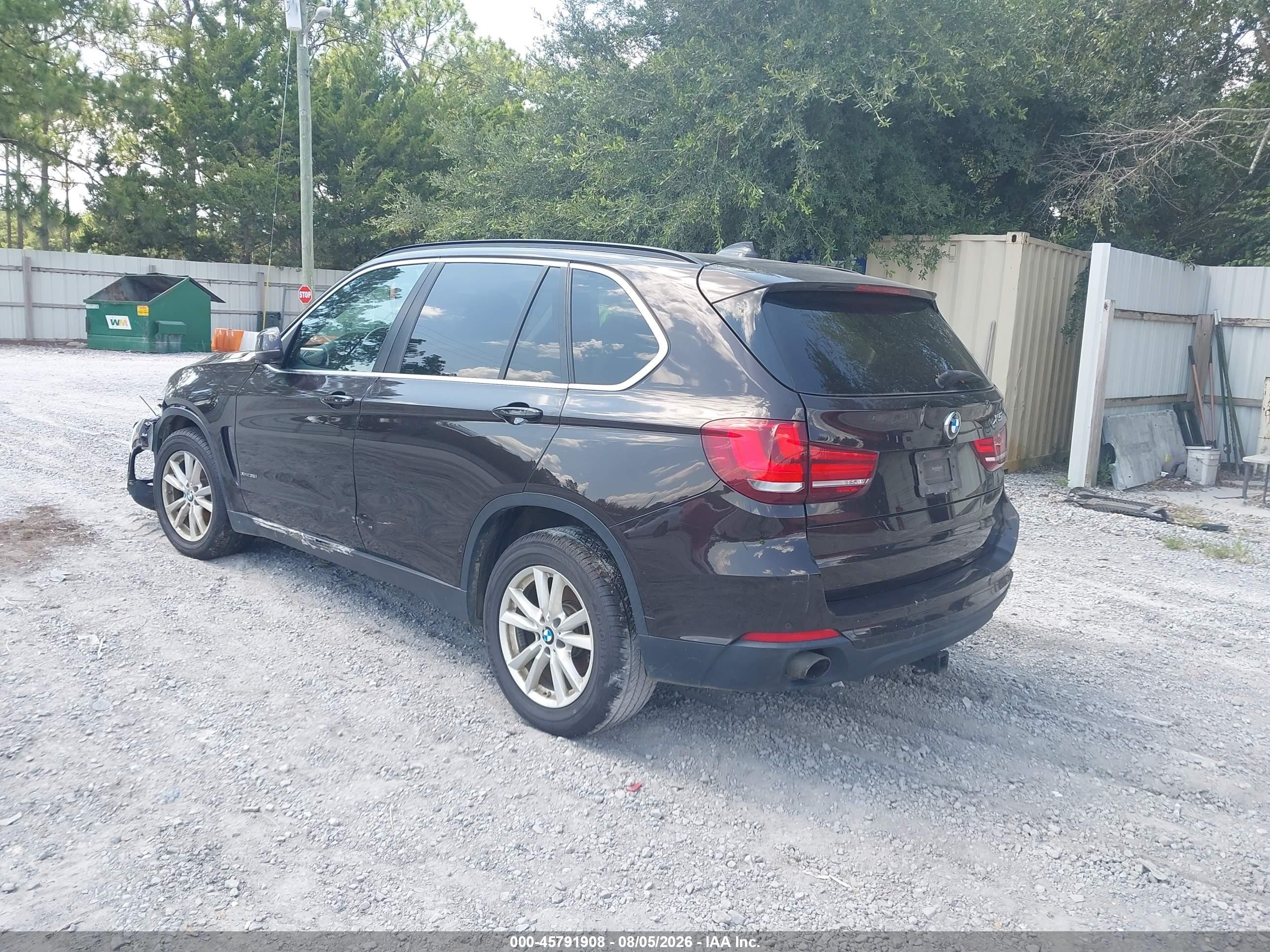 2015 Bmw X5 Xdrive35i Dark Brown vin: 5UXKR0C59F0P14738