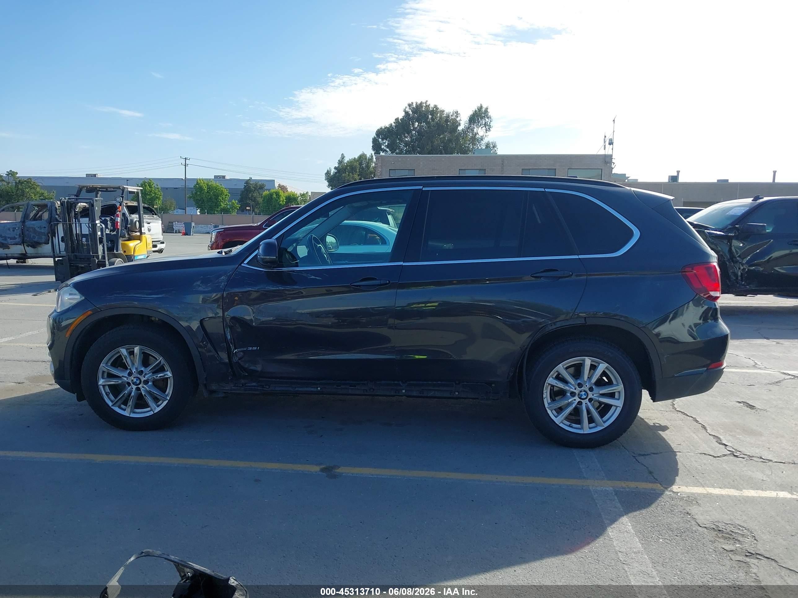2015 Bmw X5 Xdrive35i Black vin: 5UXKR0C59F0P16831