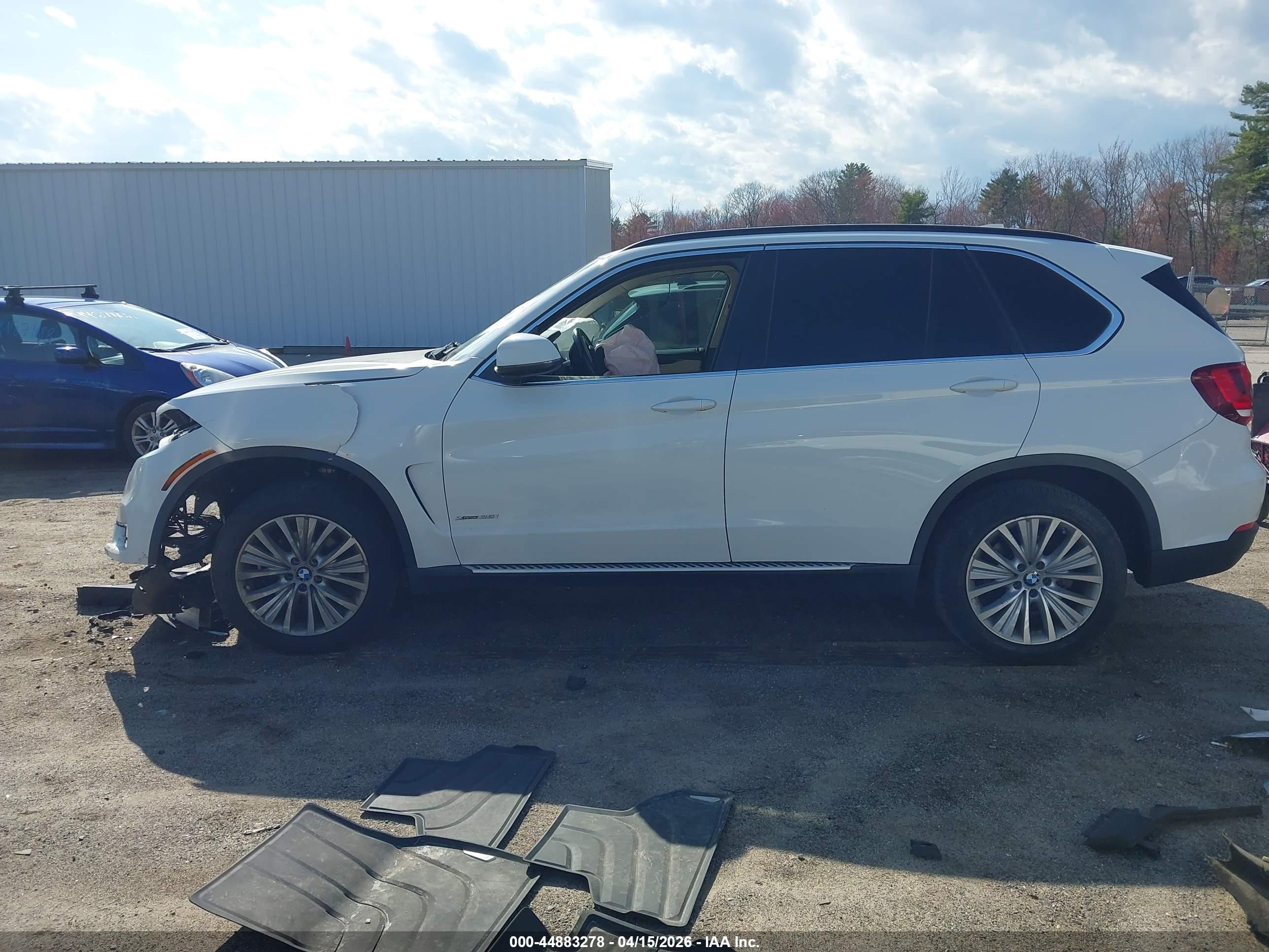 2016 Bmw X5 Xdrive35i White vin: 5UXKR0C59G0U49241