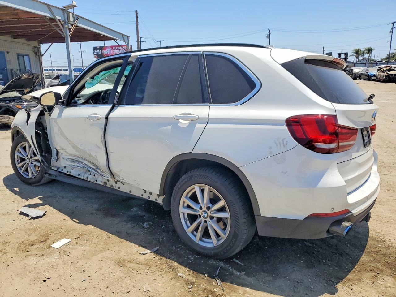 2014 Bmw X5 Xdrive35i White vin: 5UXKR0C5XE0H21182