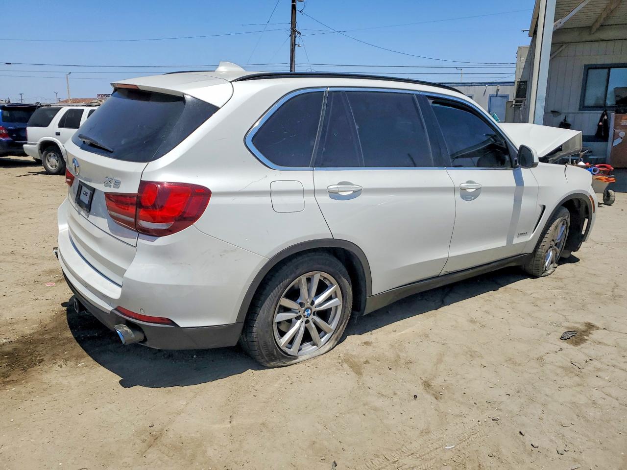2014 Bmw X5 Xdrive35i White vin: 5UXKR0C5XE0H21182