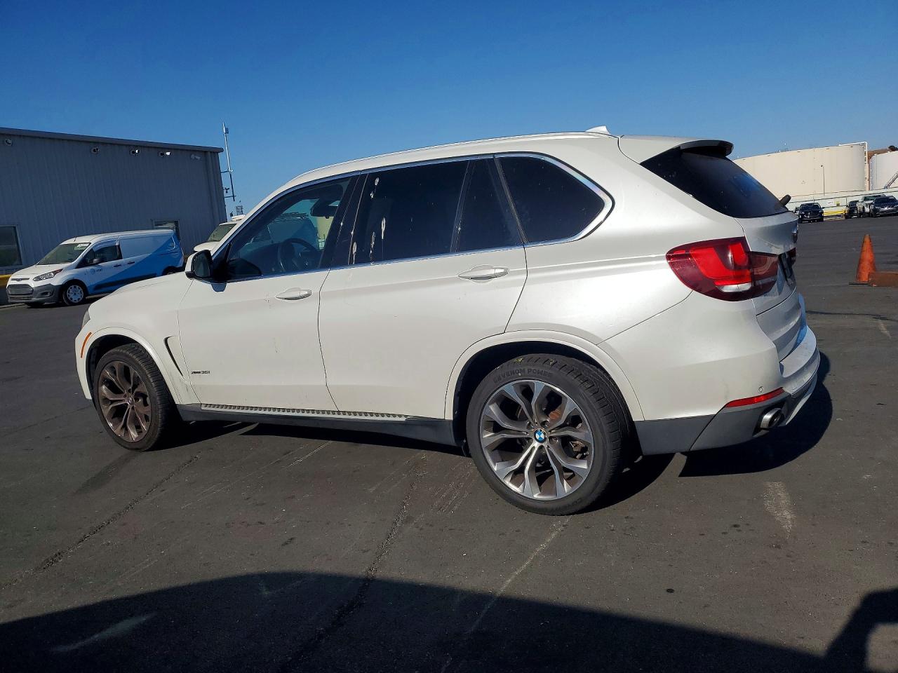 2014 Bmw X5 Xdrive35i White vin: 5UXKR0C5XE0K50471