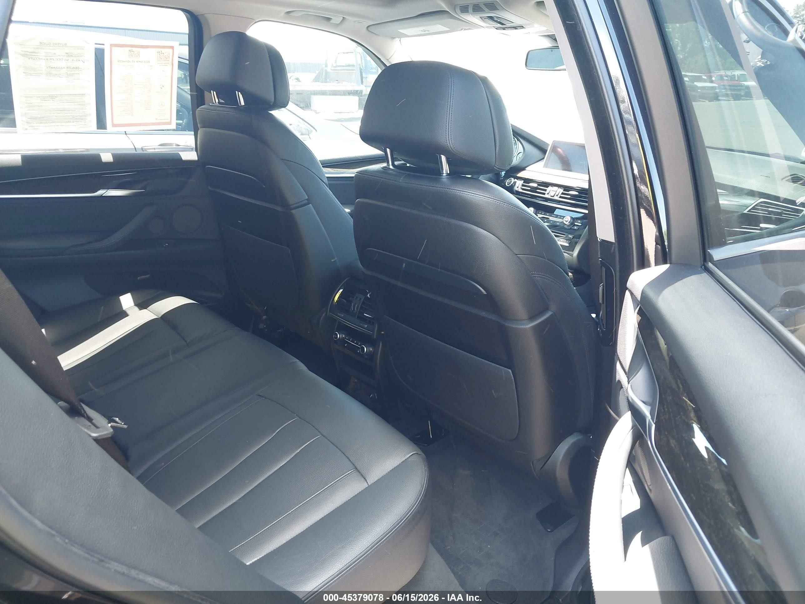 2015 Bmw X5 Xdrive35i Black vin: 5UXKR0C5XF0K57633
